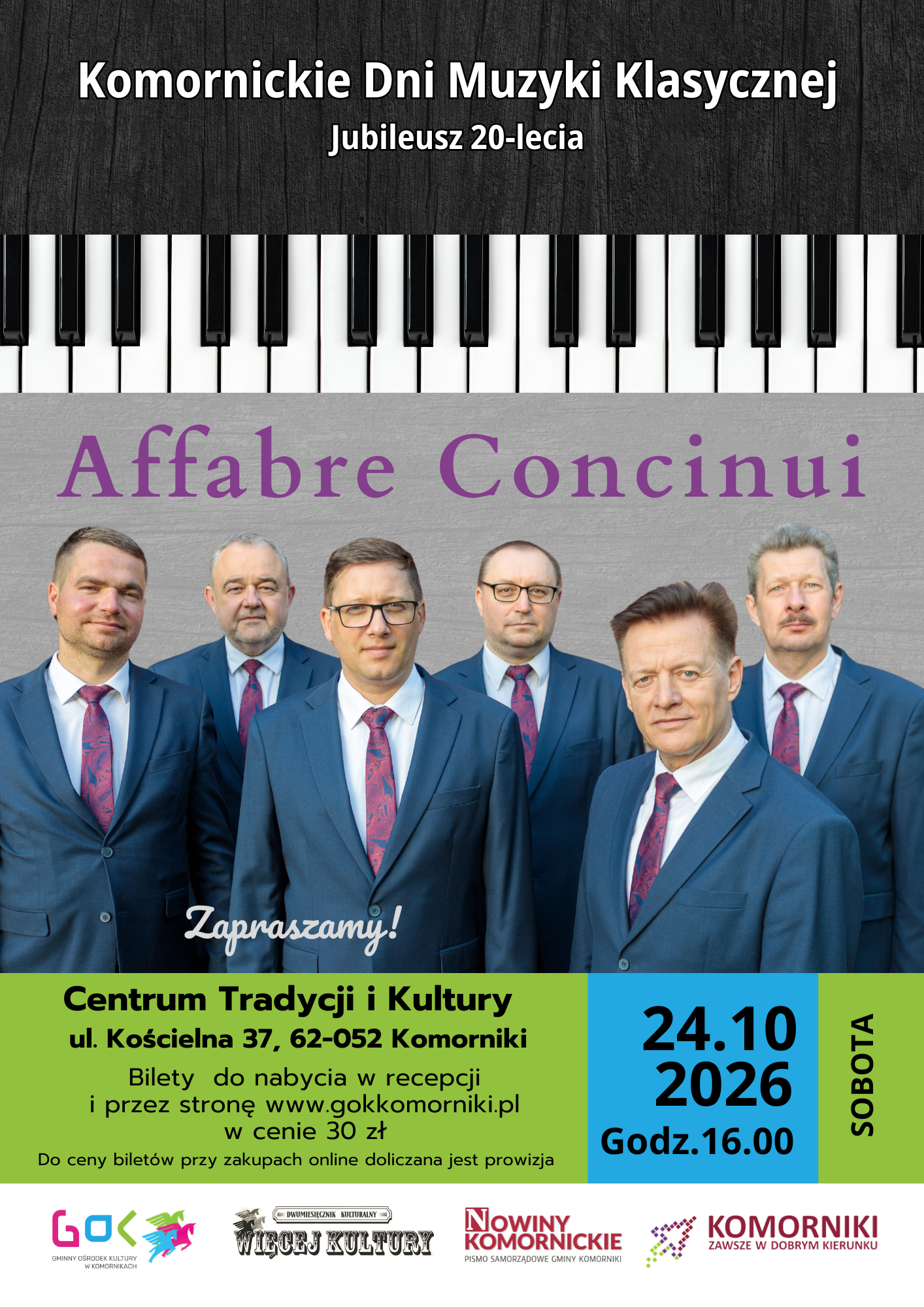 Affabre Concinui - Koncert w CTiK w Komornikach