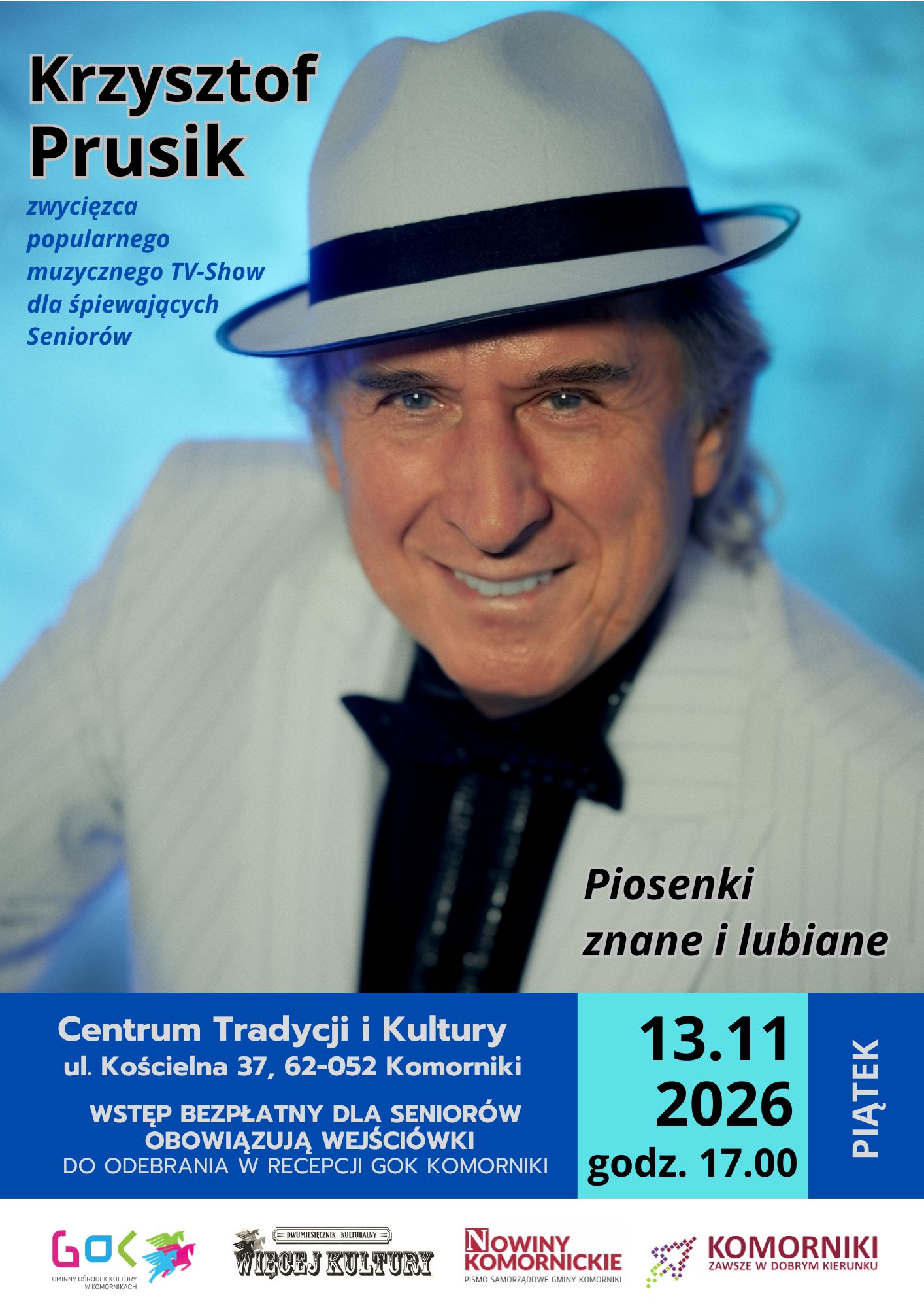 Krzysztof Prusik - Famous and liked songs - Concert