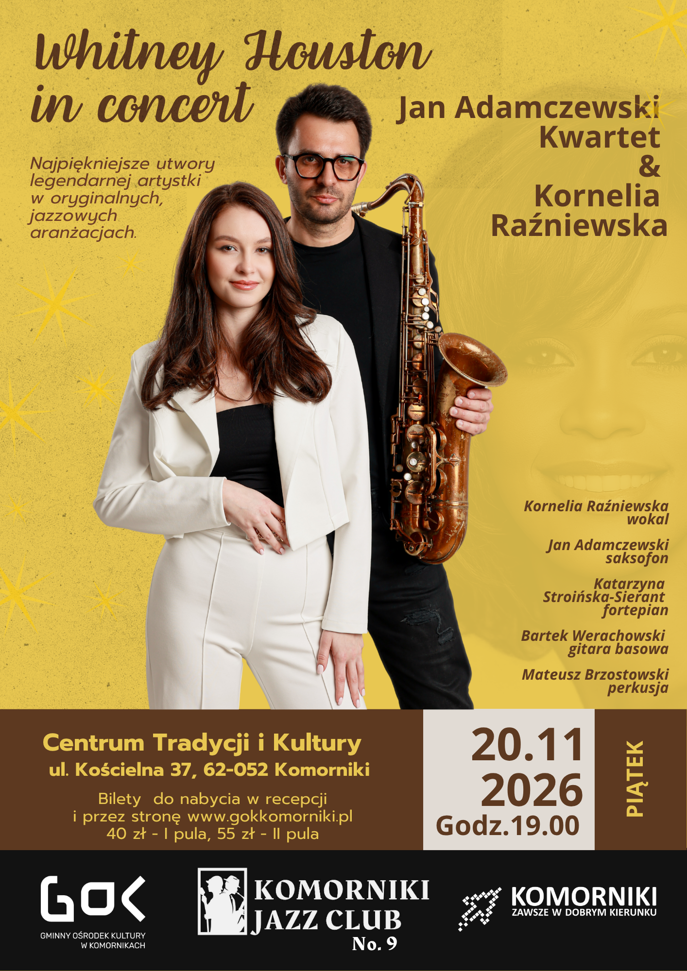 Whitney Houston in concert - Jan Adamczewski Quartet & Kornelia Razniewska