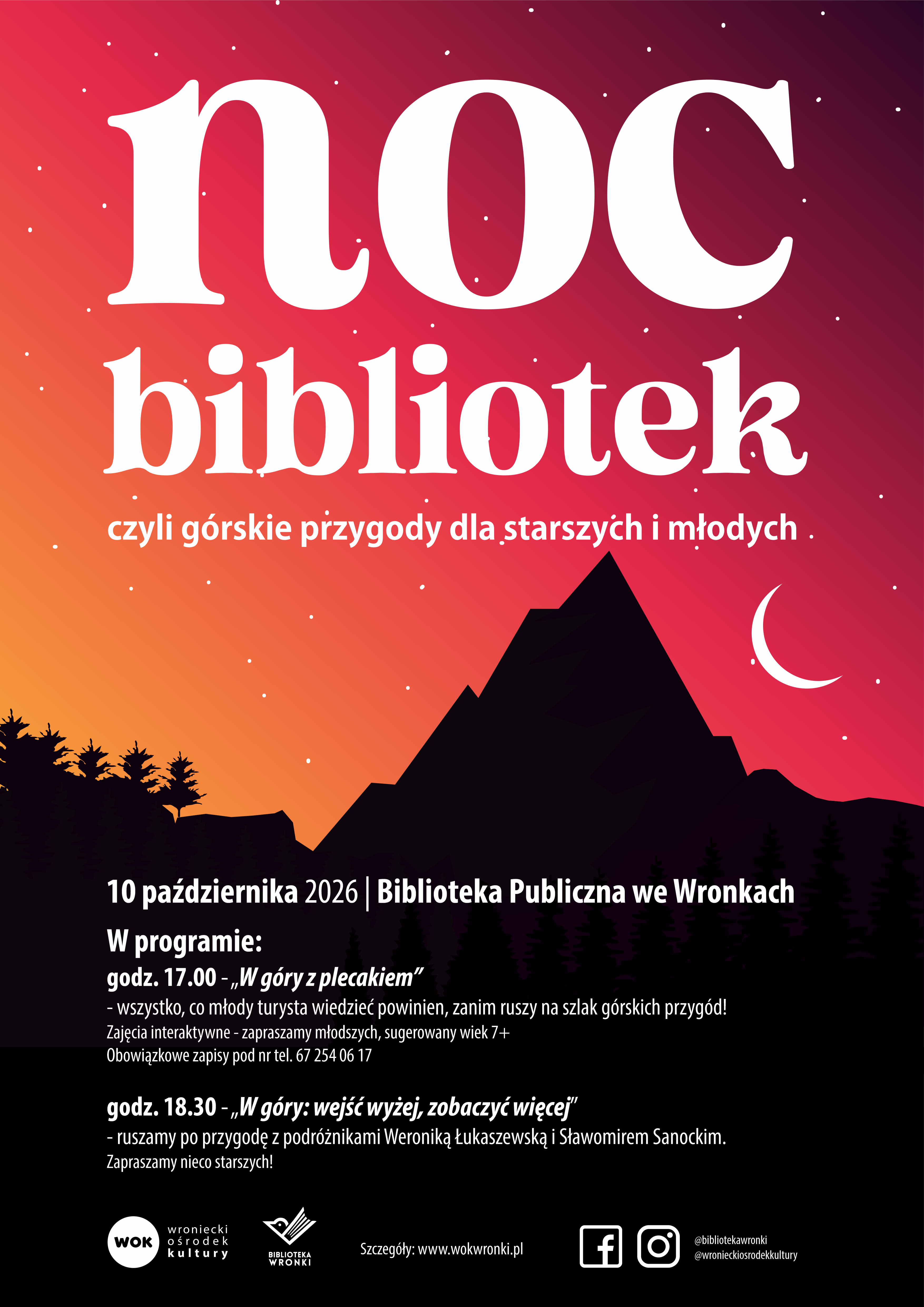 Noc Bibliotek - w góry z biblioteką!