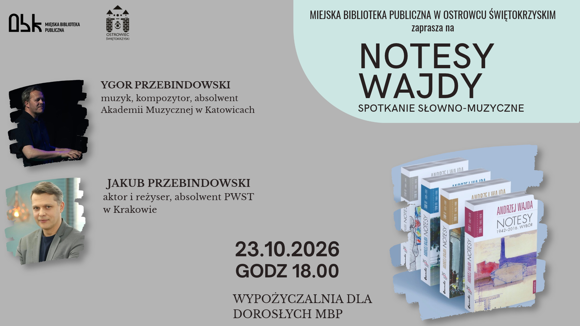 Notesy Wajdy – Spotkanie słowno-muzyczne