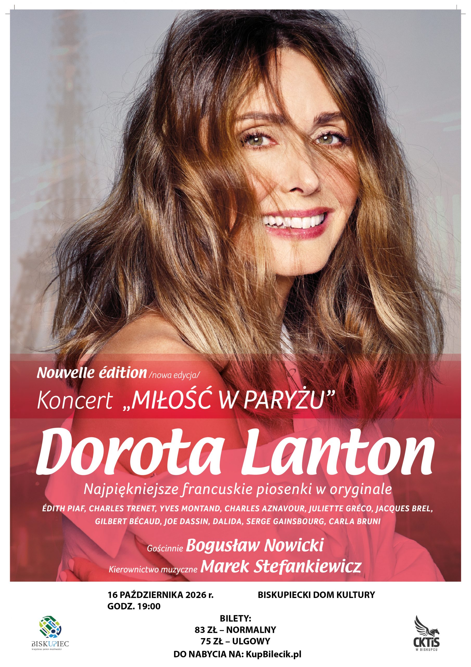 Concert by Dorota Lanton — “Love in Paris”