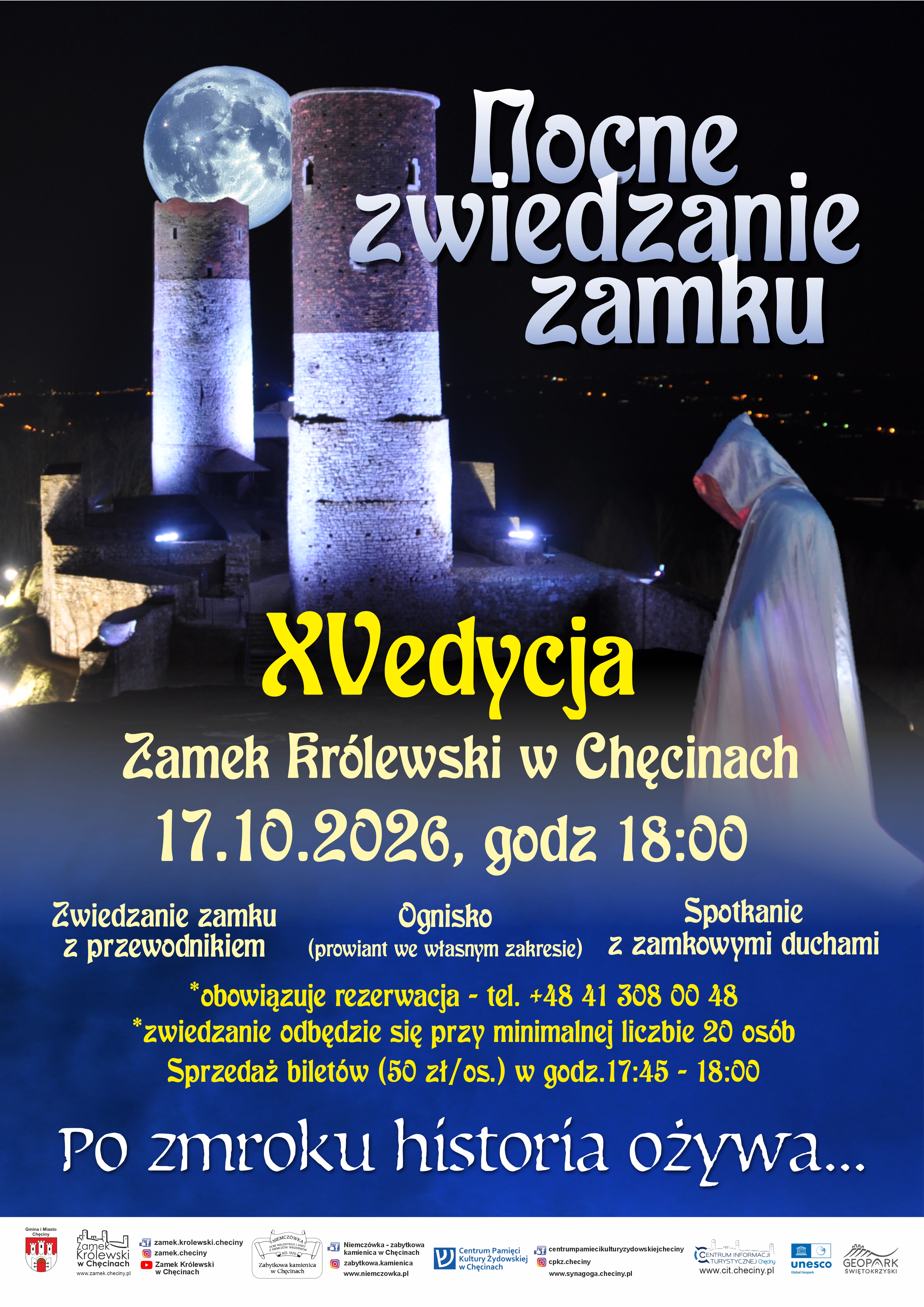 XV edycja Nocnego Zwiedzania Zamku Królewskiego w Chęcinach