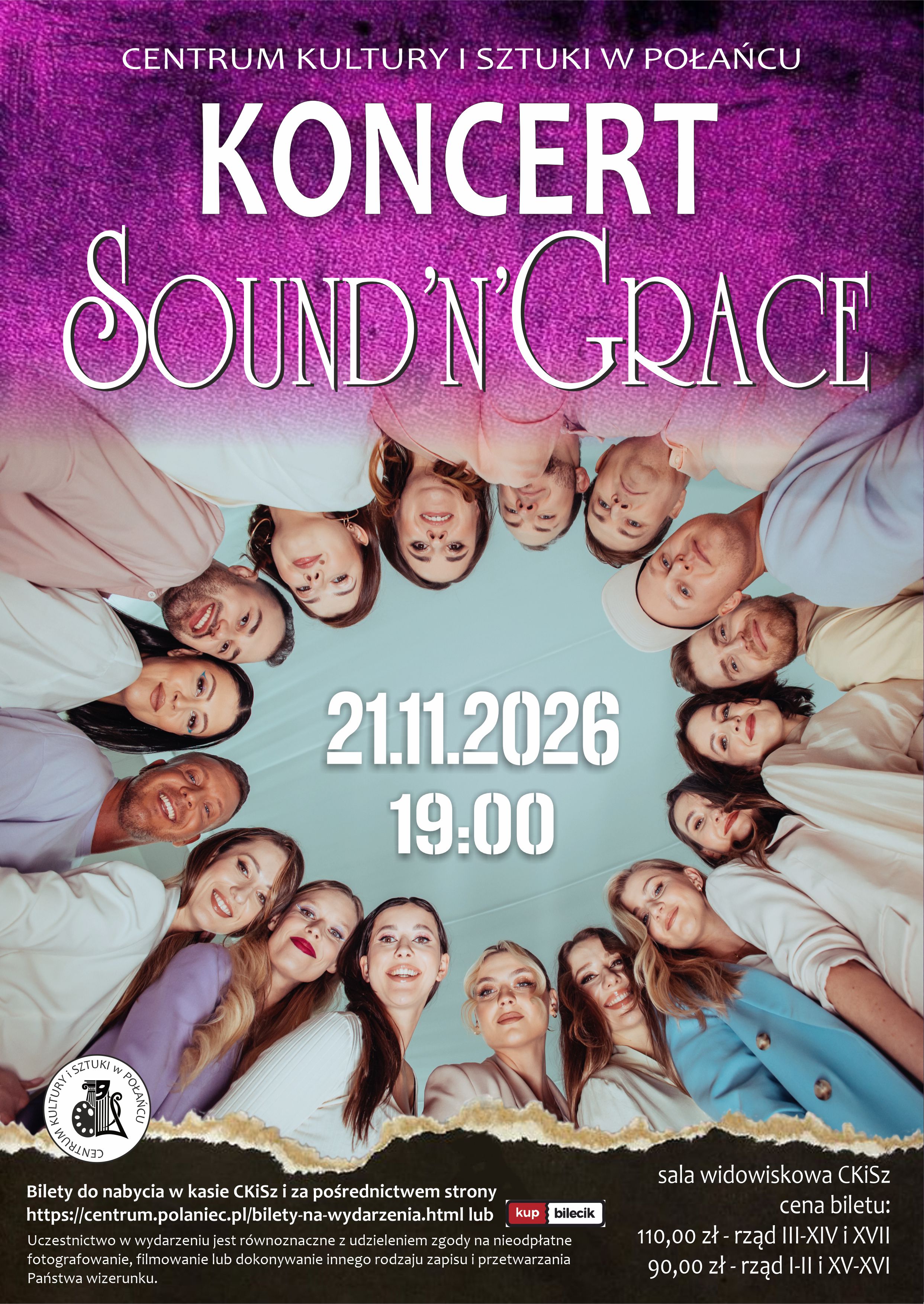 Koncert Sound'n'grace już 21 listopada!