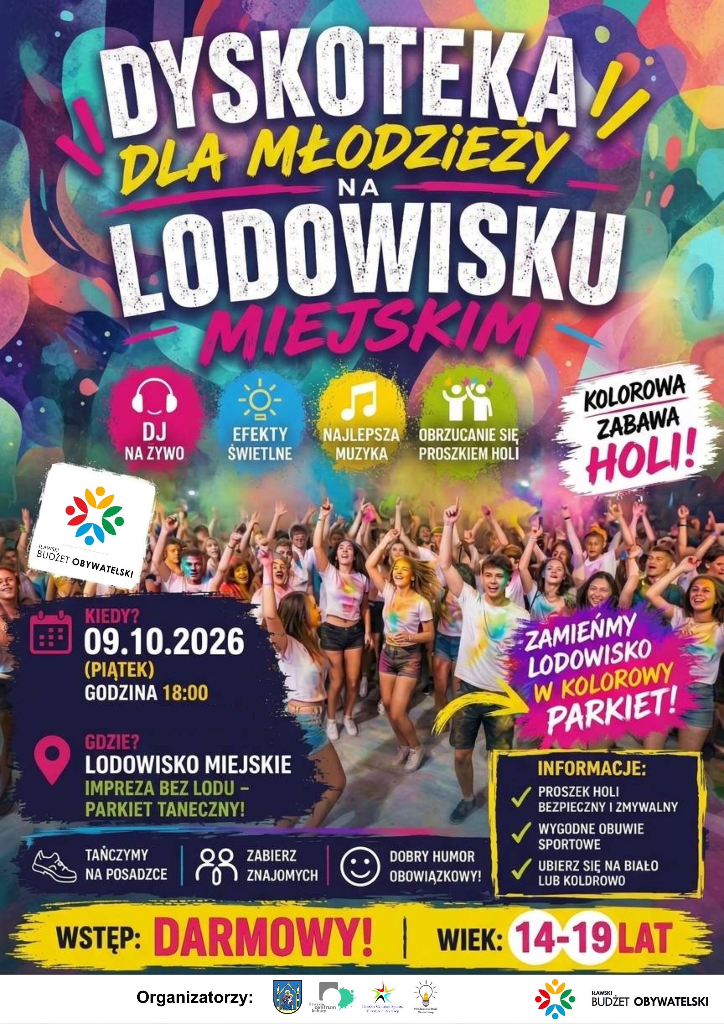 Disco for young people from Iława as part of IBO