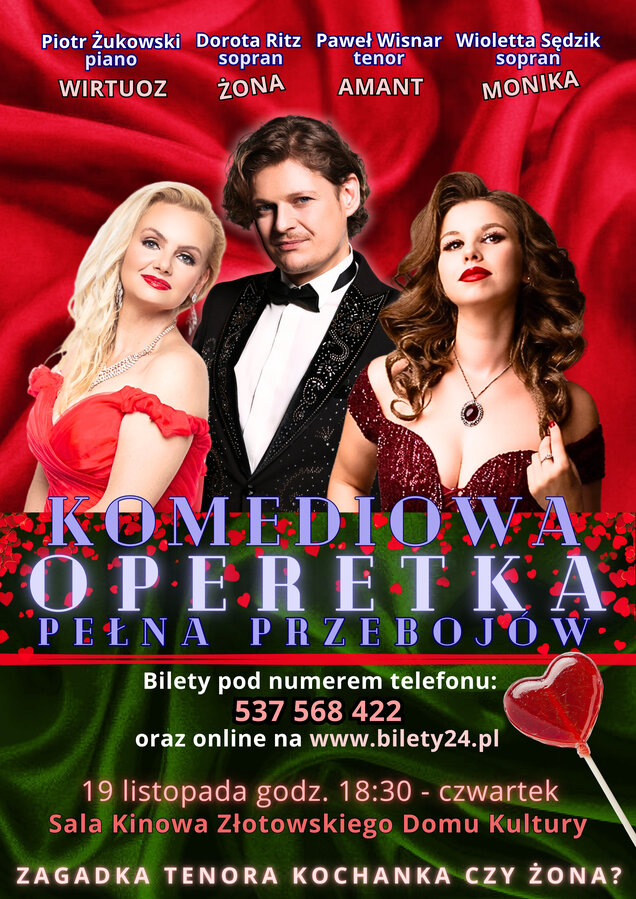 Zagadka Tenora Kochanka czy Żona? KOMEDIOWA OPERETKA PEŁNA PRZEBOJÓW