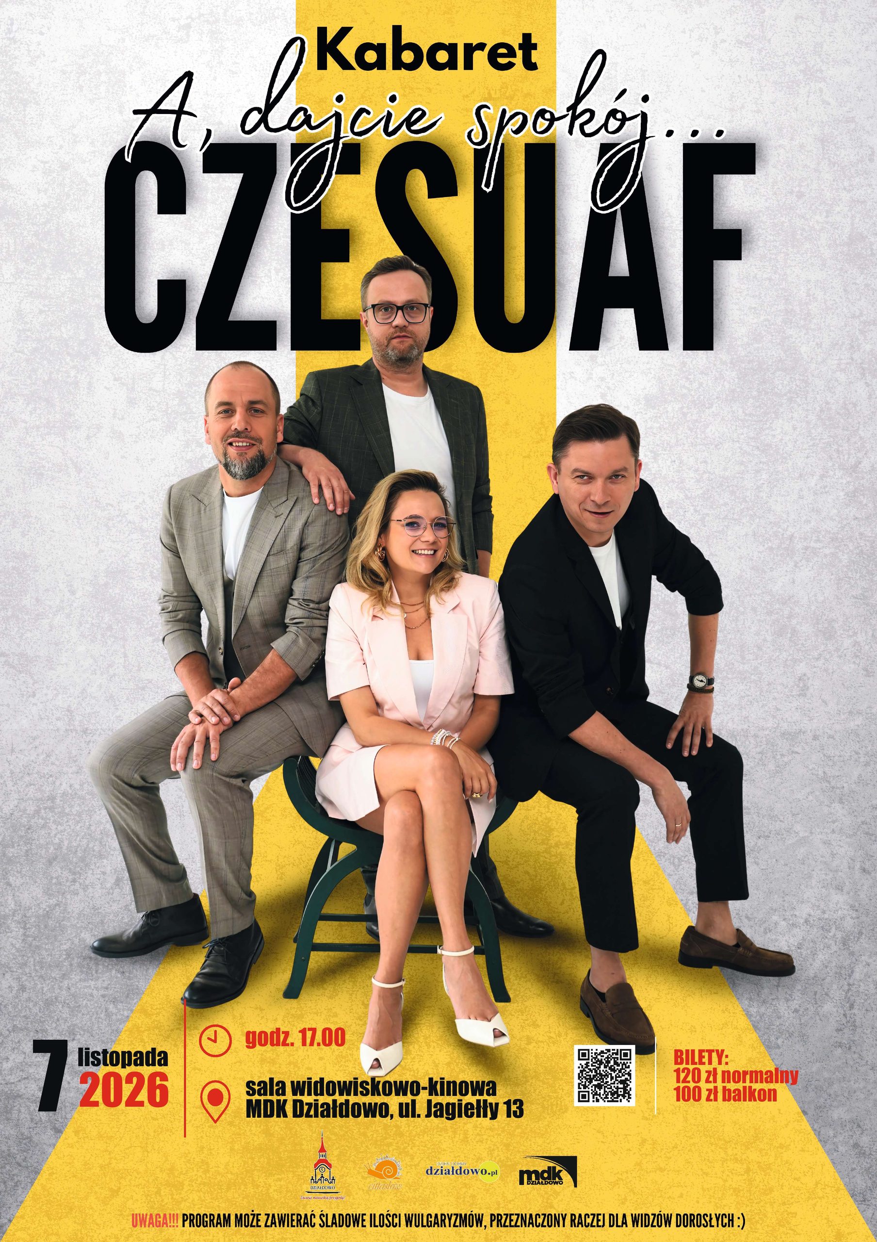 Kabaret Czesuaf w MDK Działdowo