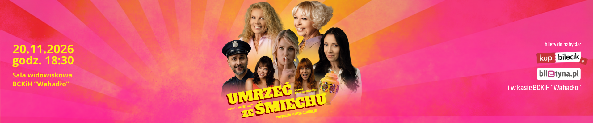 Umrzeć ze śmiechu – spektakl