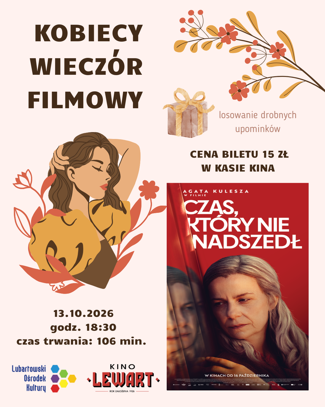 Kobiecy Wieczór Filmowy – 13.10.2026 godz. 18:30