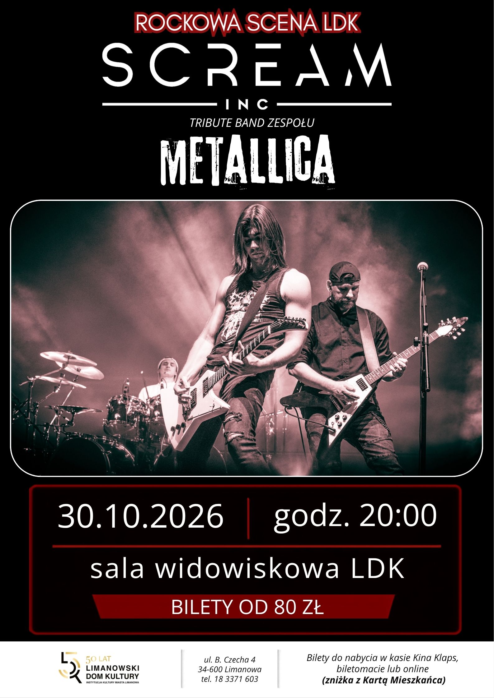 Concert - Scream Inc. - Tribute to Metallica