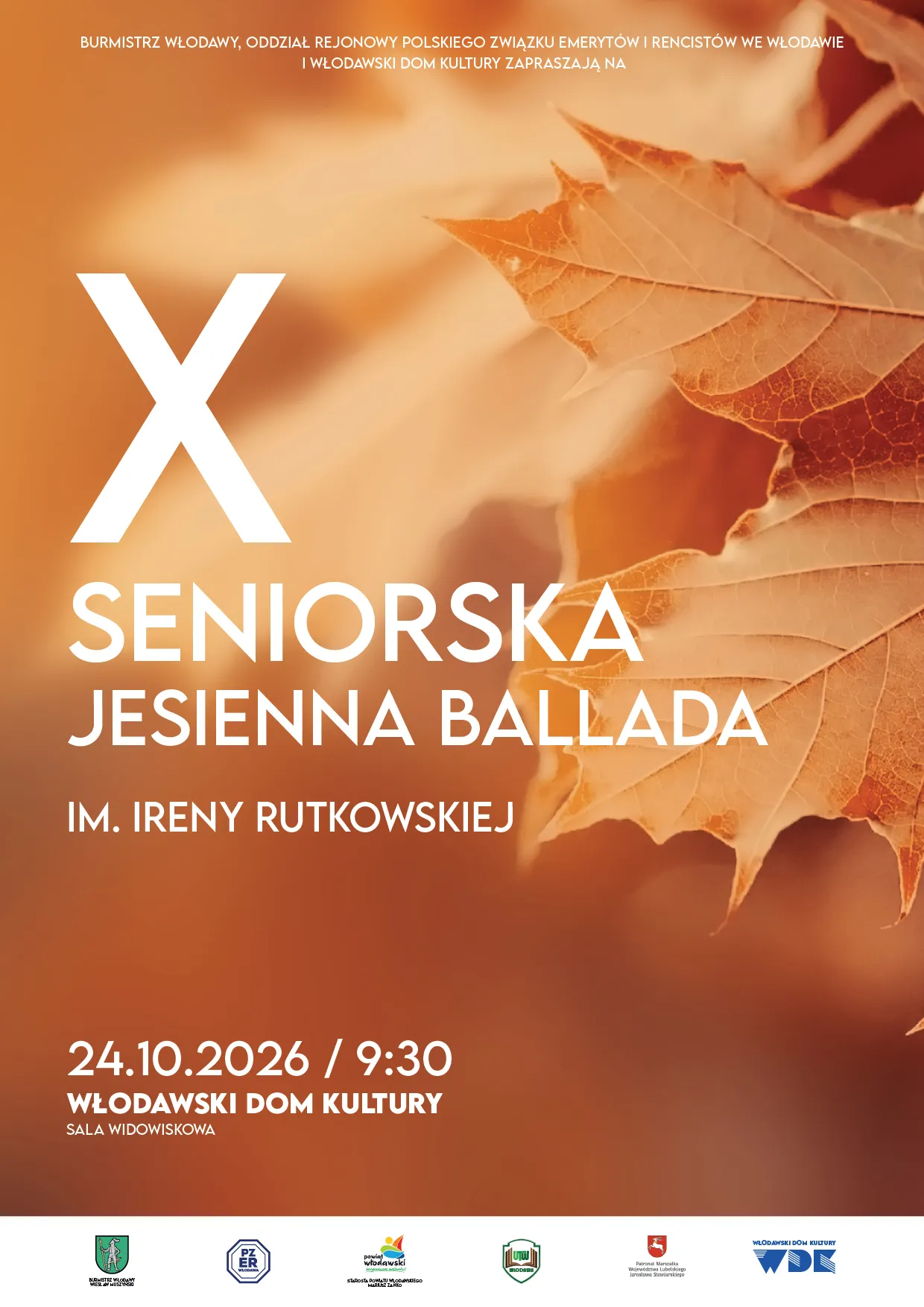 X SENIOR AUTUMN BALLAD named after Irena Rutkowska — LIVE