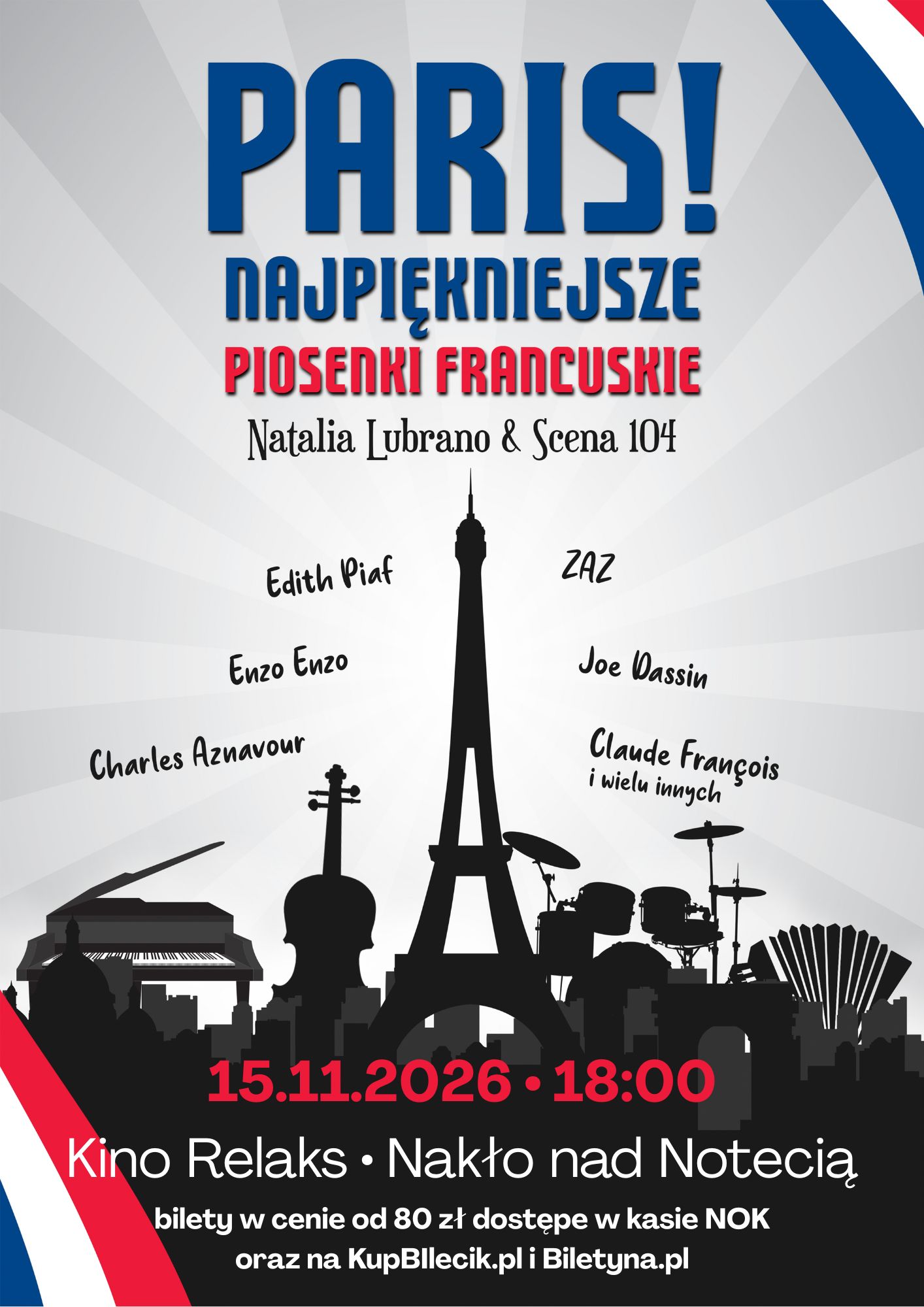PARIS! Najpiękniejsze Piosenki Francuskie