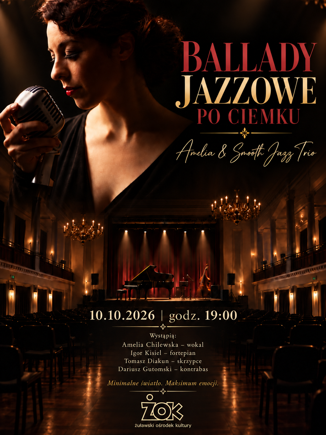 Jazz Ballads in the Dark - Amelia & Smooth Jazz Trio