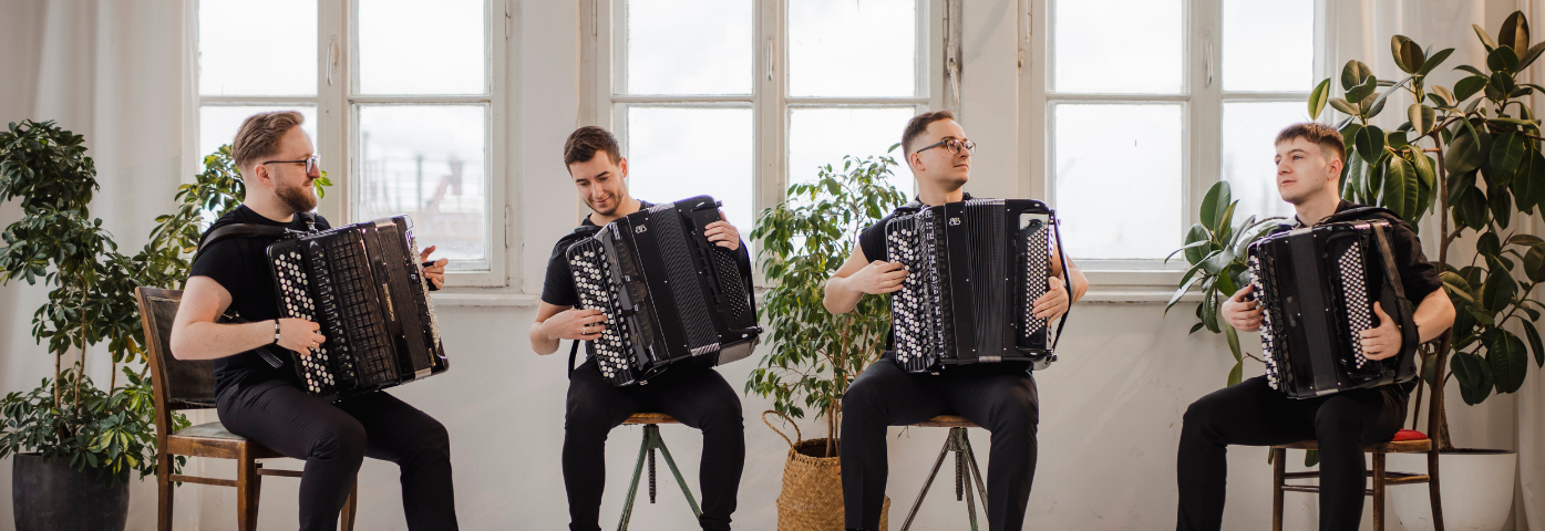 GDAŃSKI KWARTET AKORDEONOWY | Koncert na cztery miechy