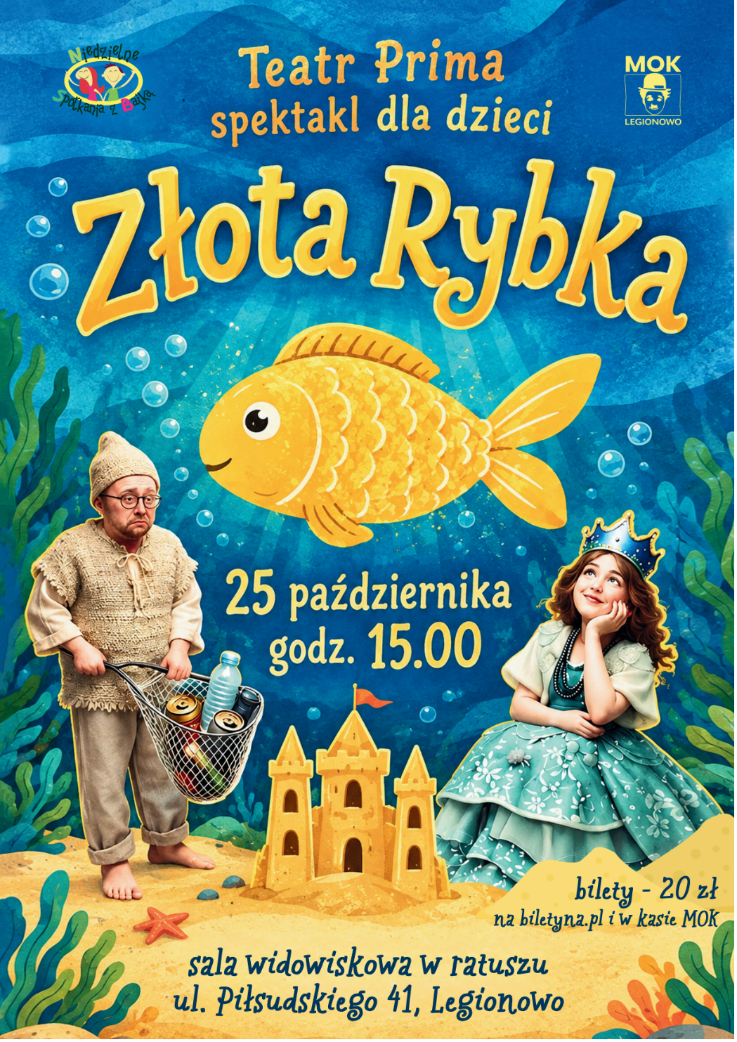 Niedzielne Spotkania z Bajką - spektakl Złota rybka