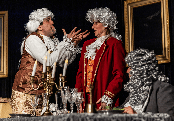„KOLACJA NA CZTERY RĘCE” / SPEKTAKL TEATRU TRZY SŁOWA