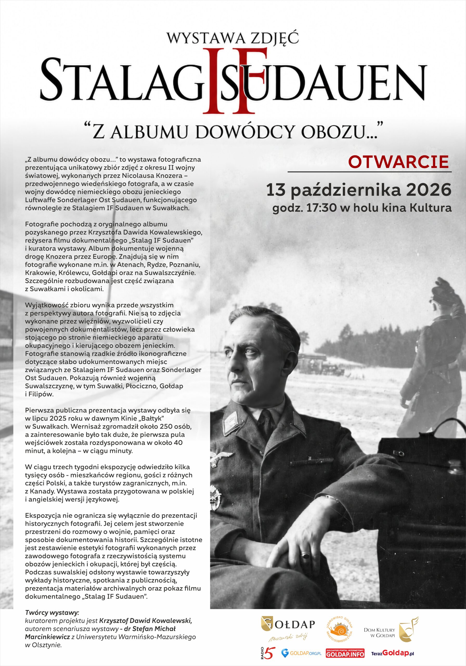 WYSTAWA ZDJĘĆ „STALAG IF SUDAUEN. Z ALBUMU DOWÓDCY OBOZU…”