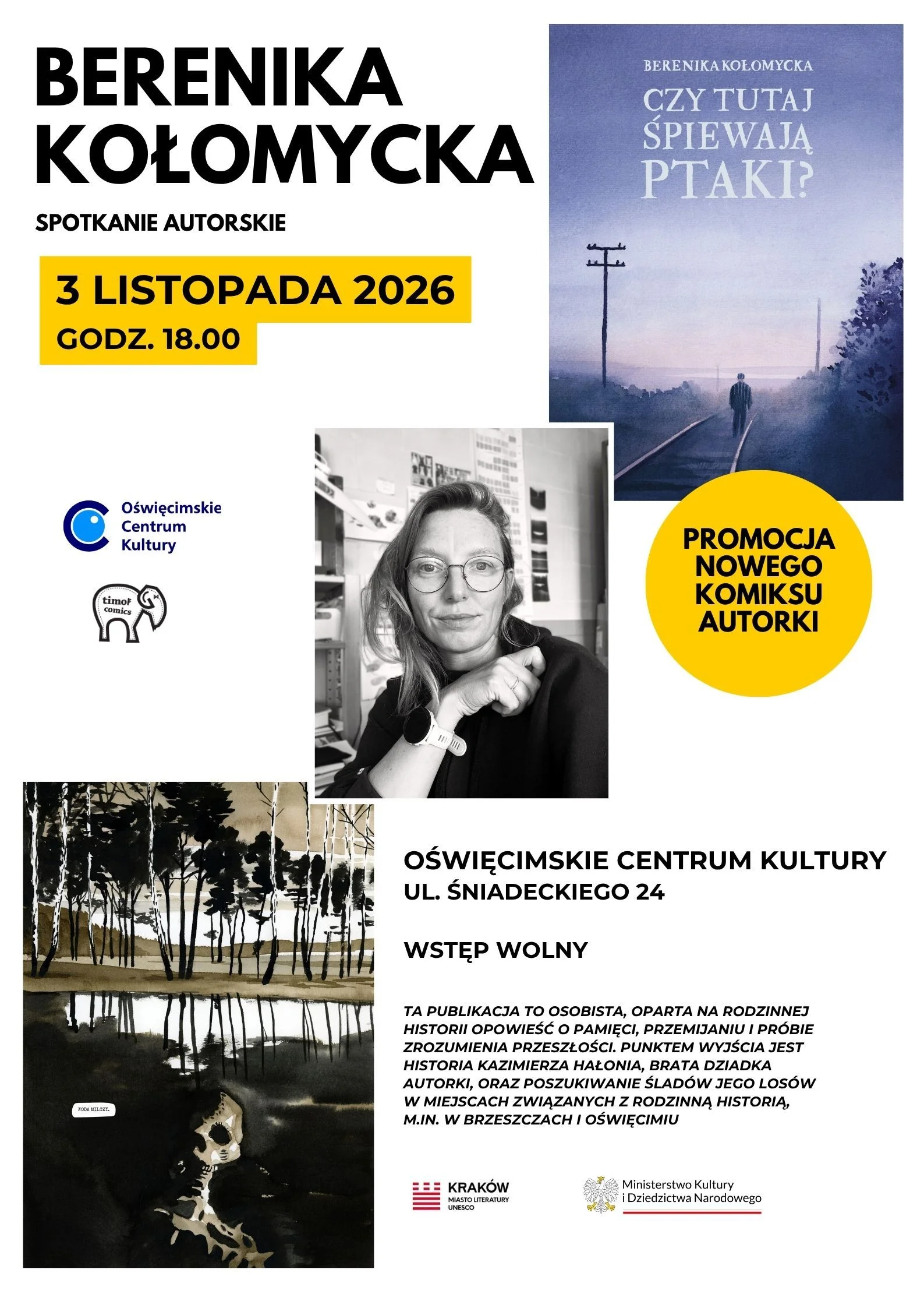 Spotkanie autorskie z Bereniką Kołomycką