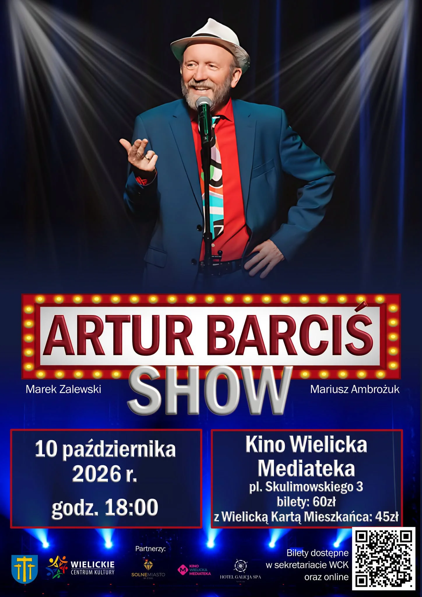 Gwiazda, której nie trzeba przedstawiać – Artur Barciś przyjeżdża do Wieliczki!