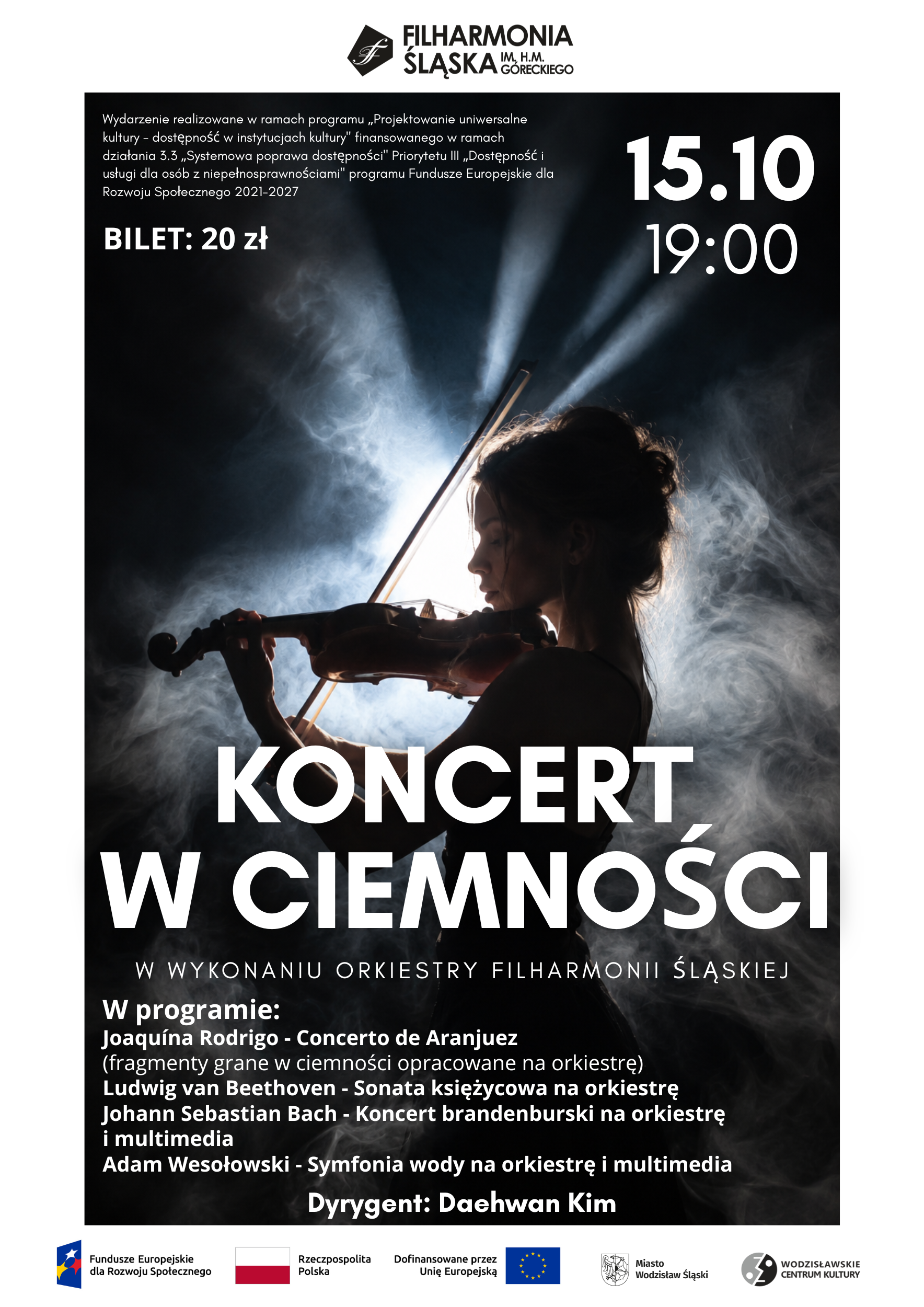 „Koncert w ciemności” - niezwykłe wydarzenie w WCK