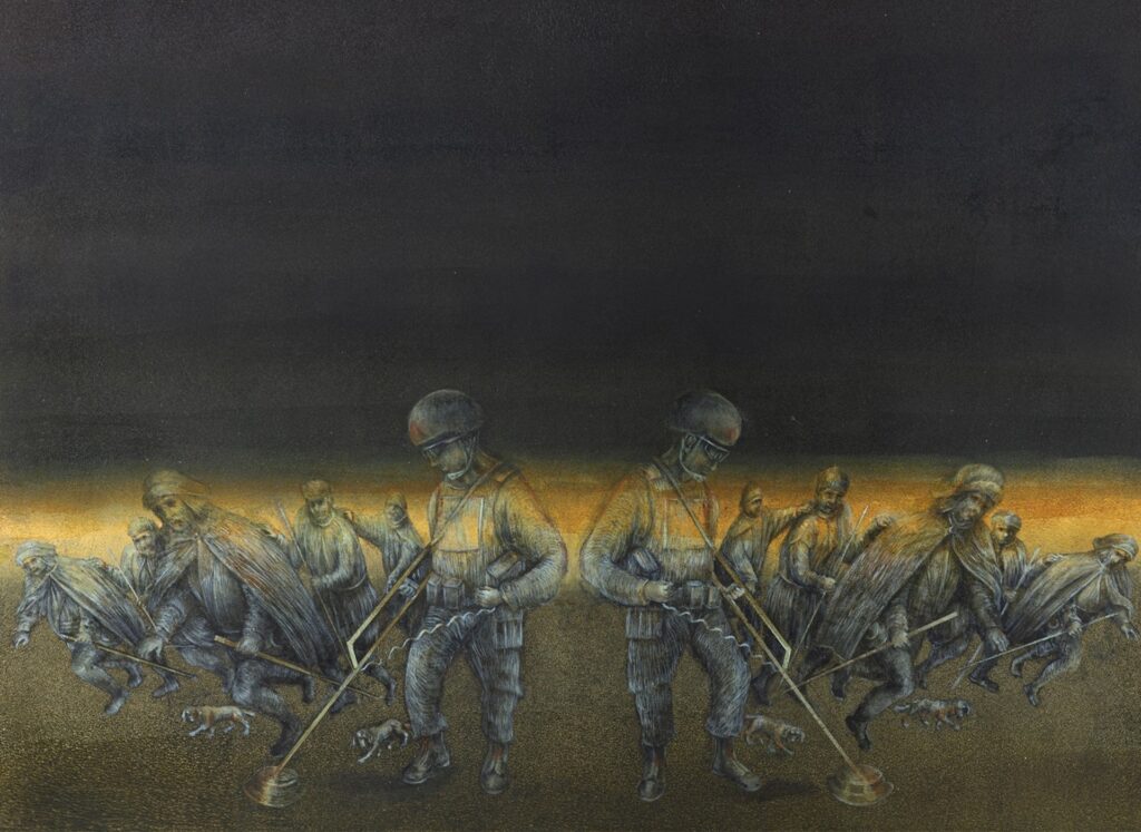 05.11./ Gallery Enter — Marcin Kravczuk — “Schwarzplan” — painting