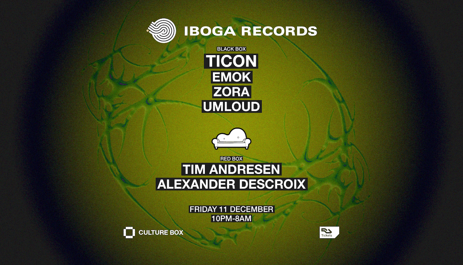 IBOGA RECORDS and SOFA BEATS are back at Culture Box!
