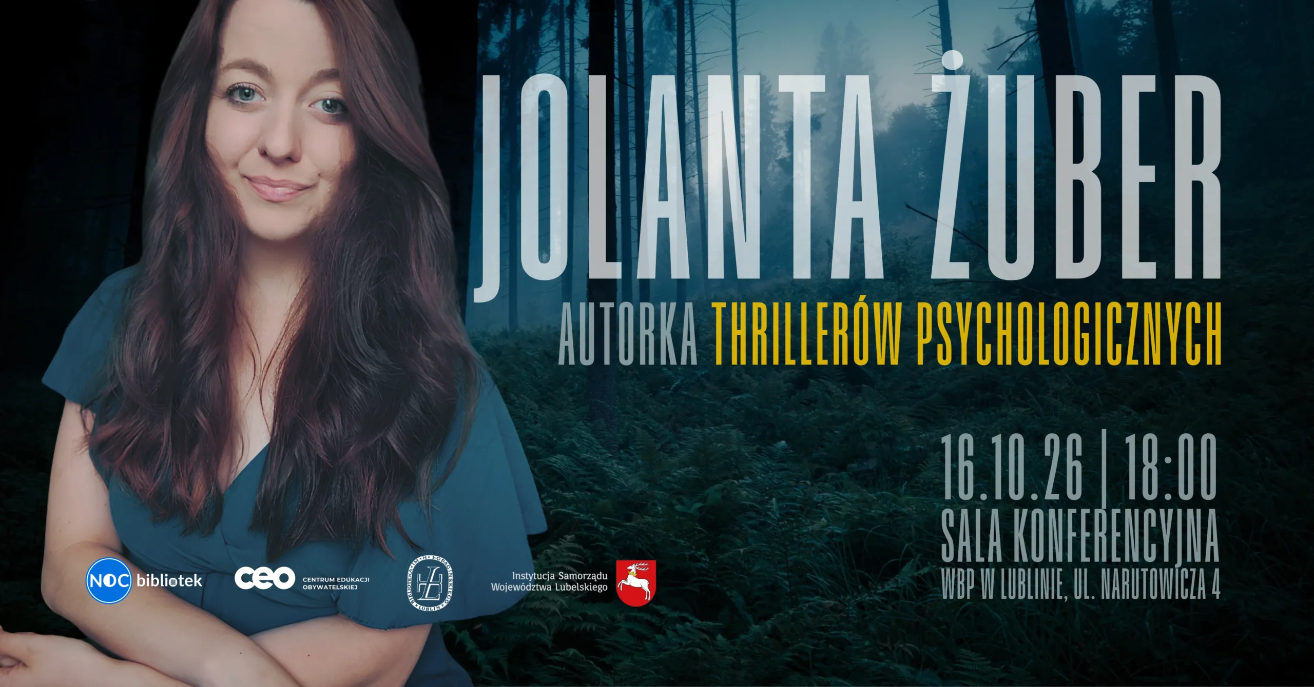 Author's meeting with Jolanta Żuber | Noc Bibliotek
