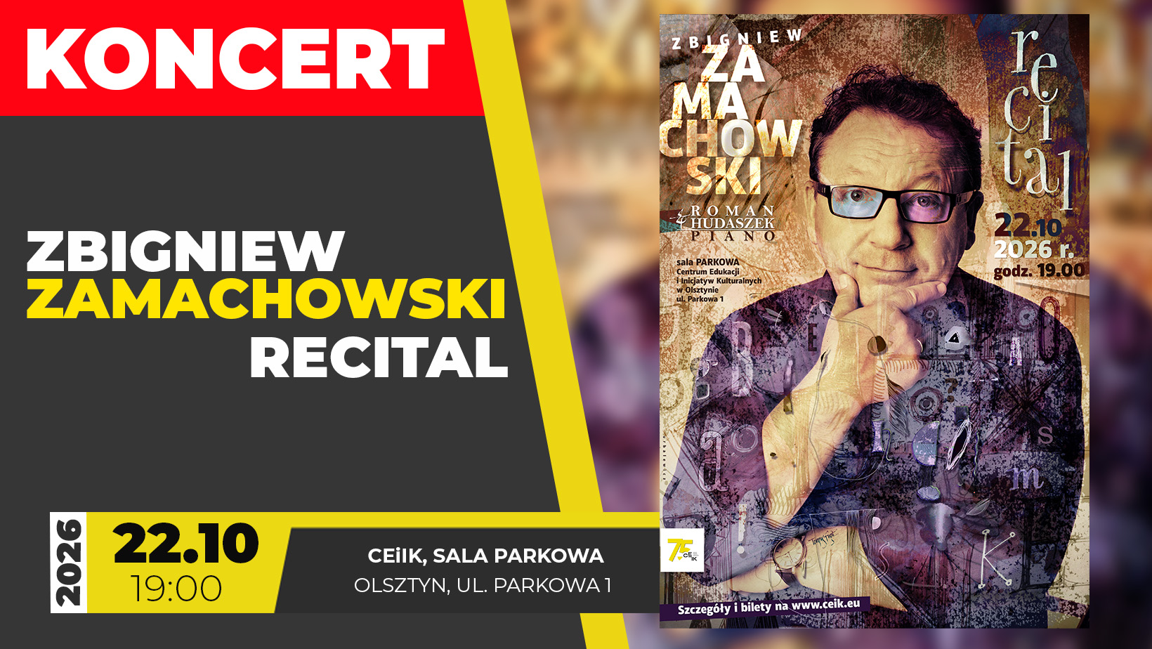 ZBIGNIEW ZAMACHOWSKI - RECITAL IN OLSZTYN