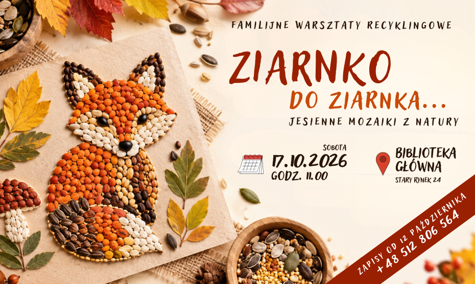 Grain to Grain... Autumn mosaics from nature — family recycling workshops
