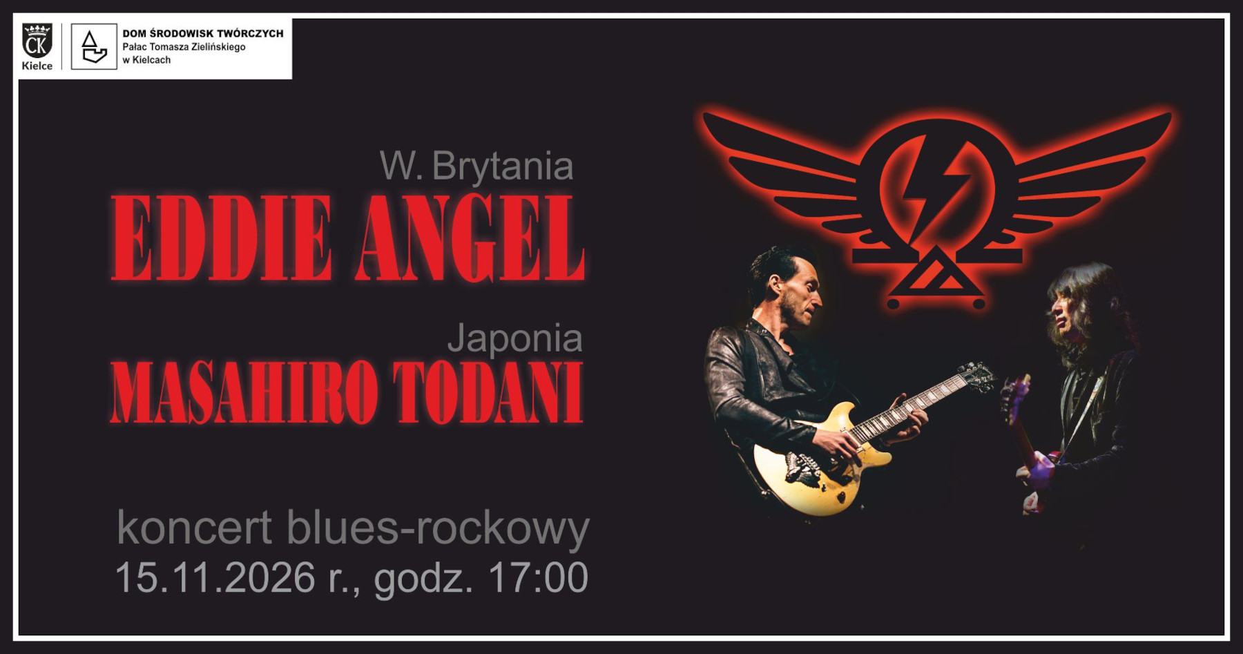 Eddie Angel (UK) & Masahiro Todani (Japan) — blues-rock concert