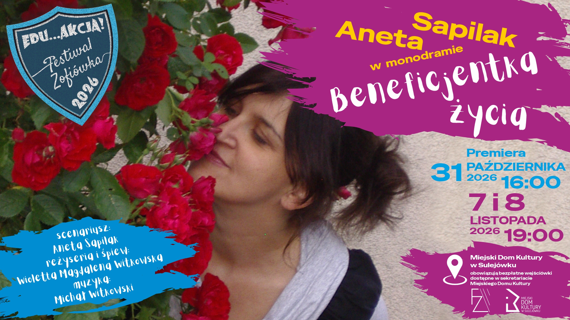 “Beneficiary of Life” - monodrama of Aneta Sapilak