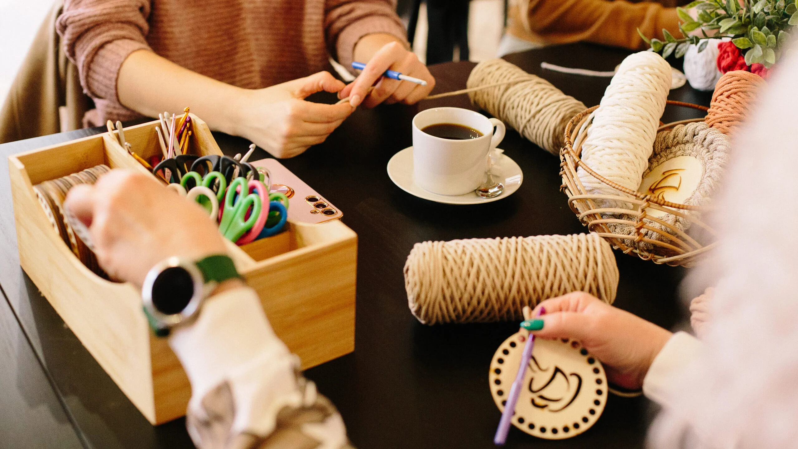 The Art of Calm | Macrame Bookmark