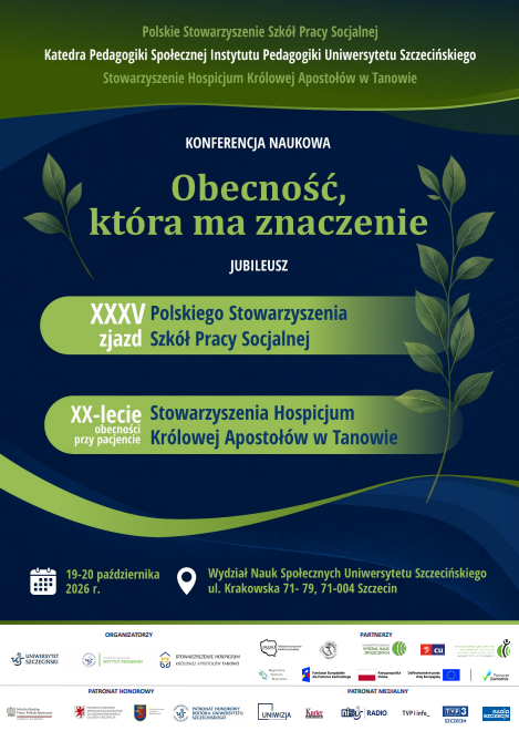 XXXV Congress of the Polish Association of Schools of Social Work and the Jubilee of the 20th anniversary of the activities of the Association of the Hospice of the Queen of Apostles in Tanów and Scientific Conference