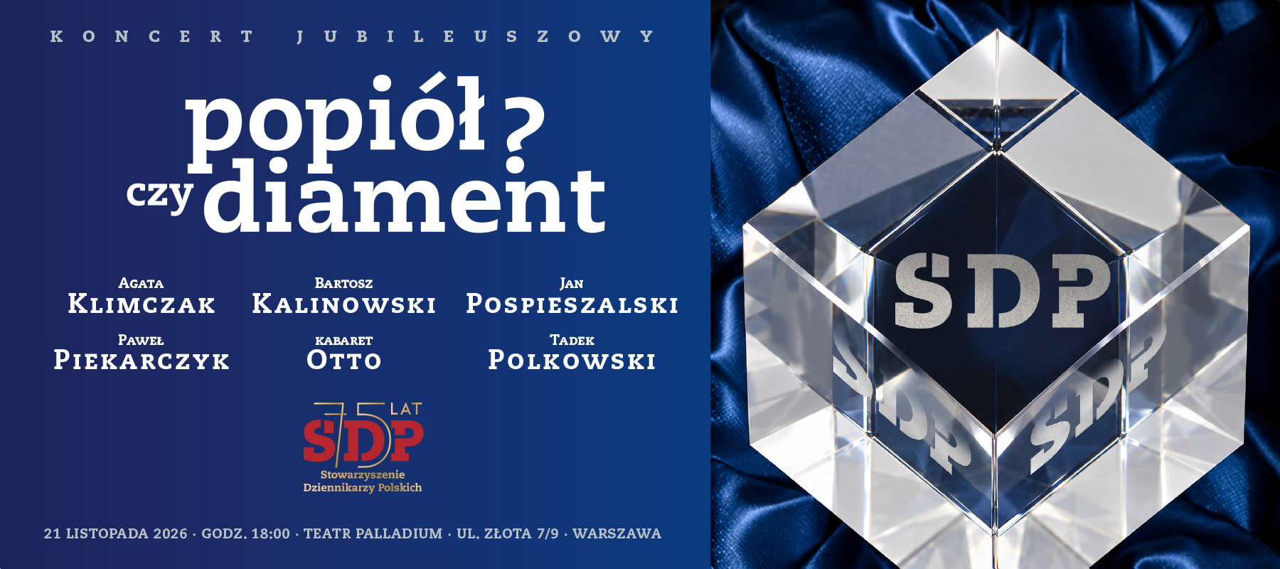 “Ash or diamond?” — Jubilee Concert of the 75th Anniversary of the Association of Polish Journalists