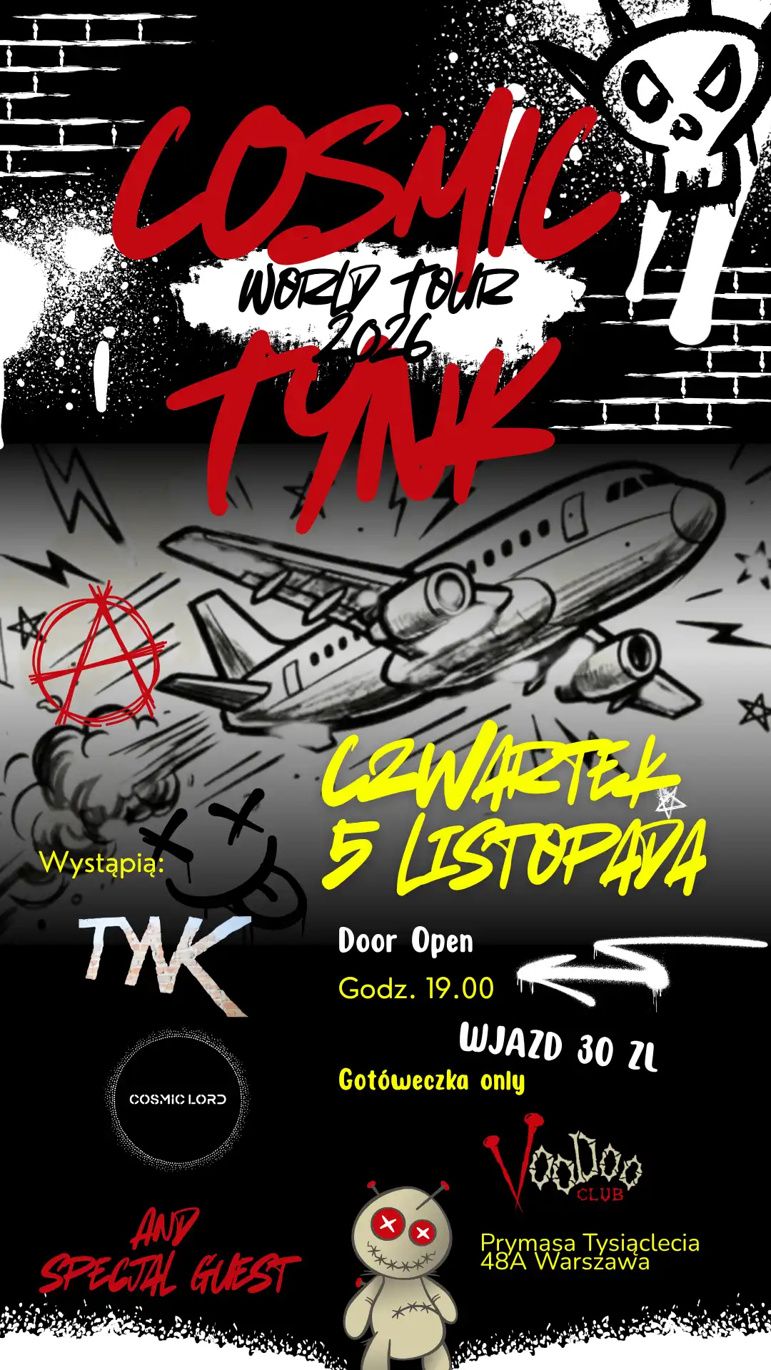 Cosmic Plaster World Tour 2026