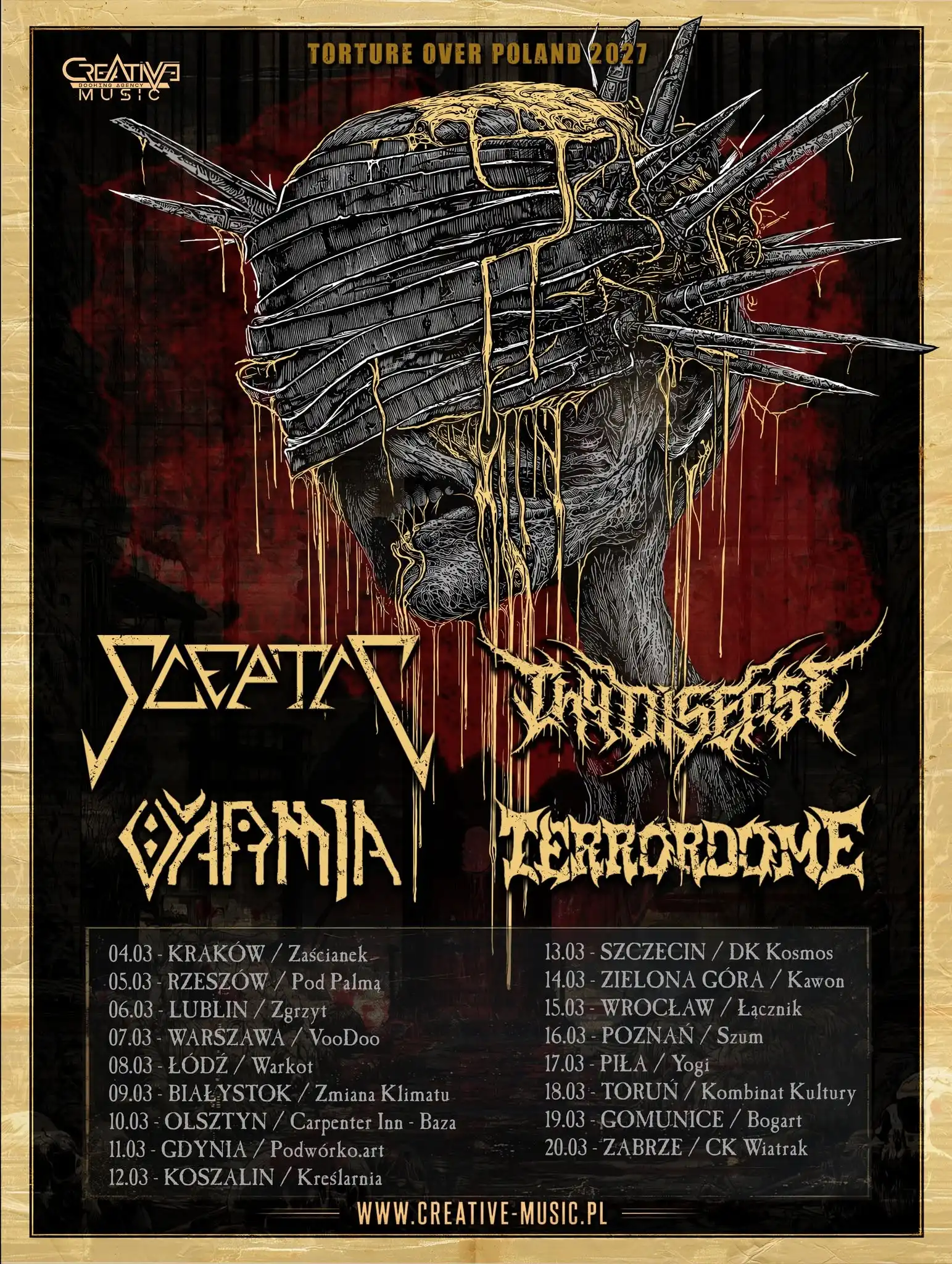 TORTURE OVER POLAND 2027 — SCEPTIC x THY DISEASE x WARMIA x TERROR DREAM