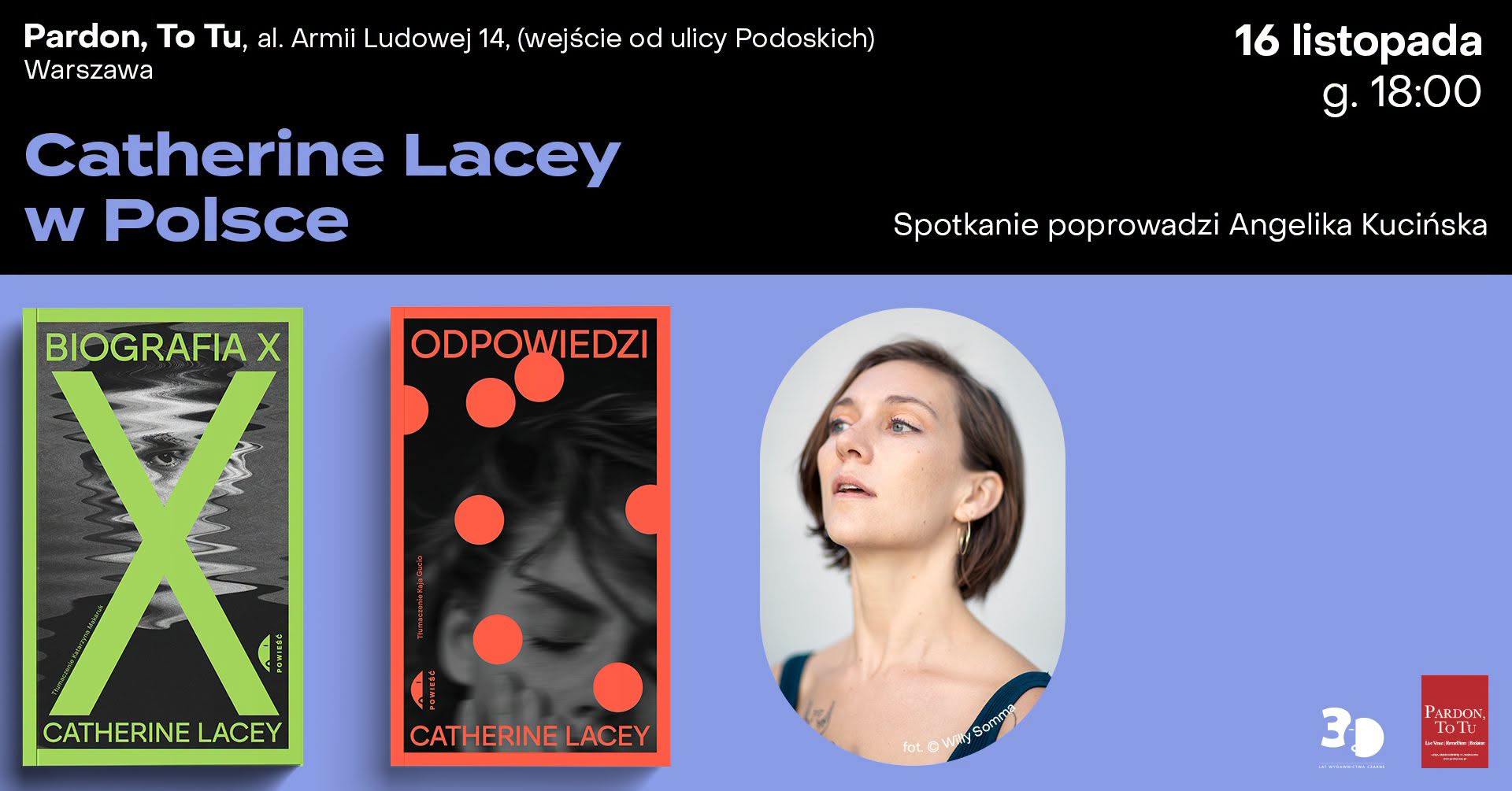Catherine Lacey in Warsaw: conversation around “Biography X” and “Answers”