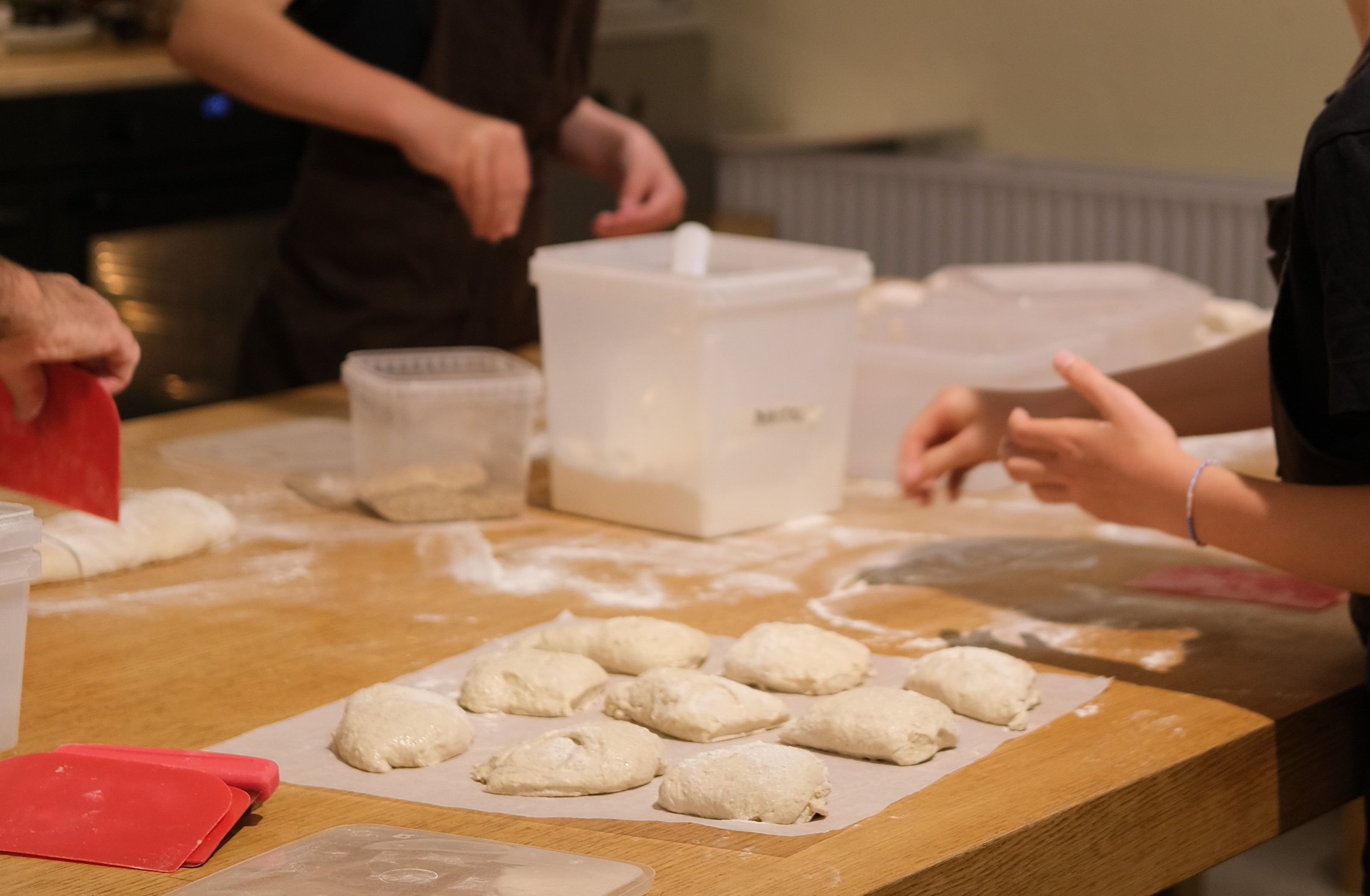 Baking workshop for children - sourdough buns with crumbs in!