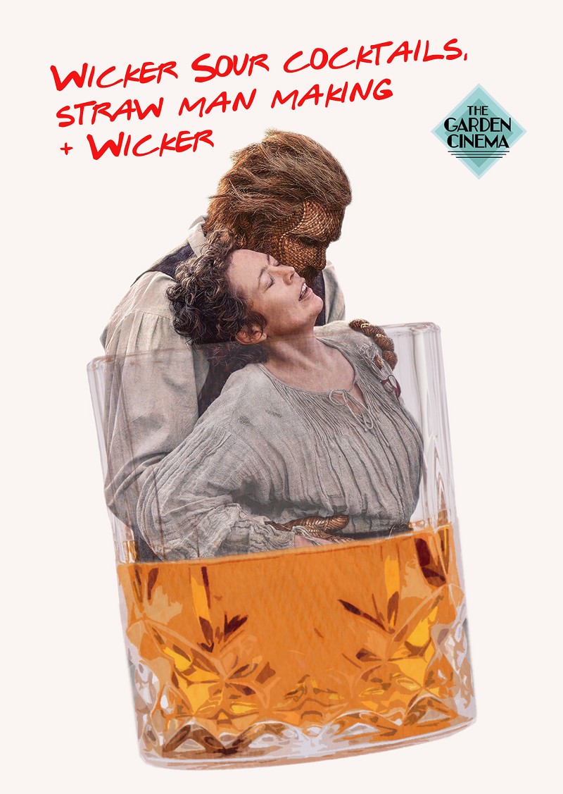 ‘Wicker Sour’ cocktails, straw man making + Wicker