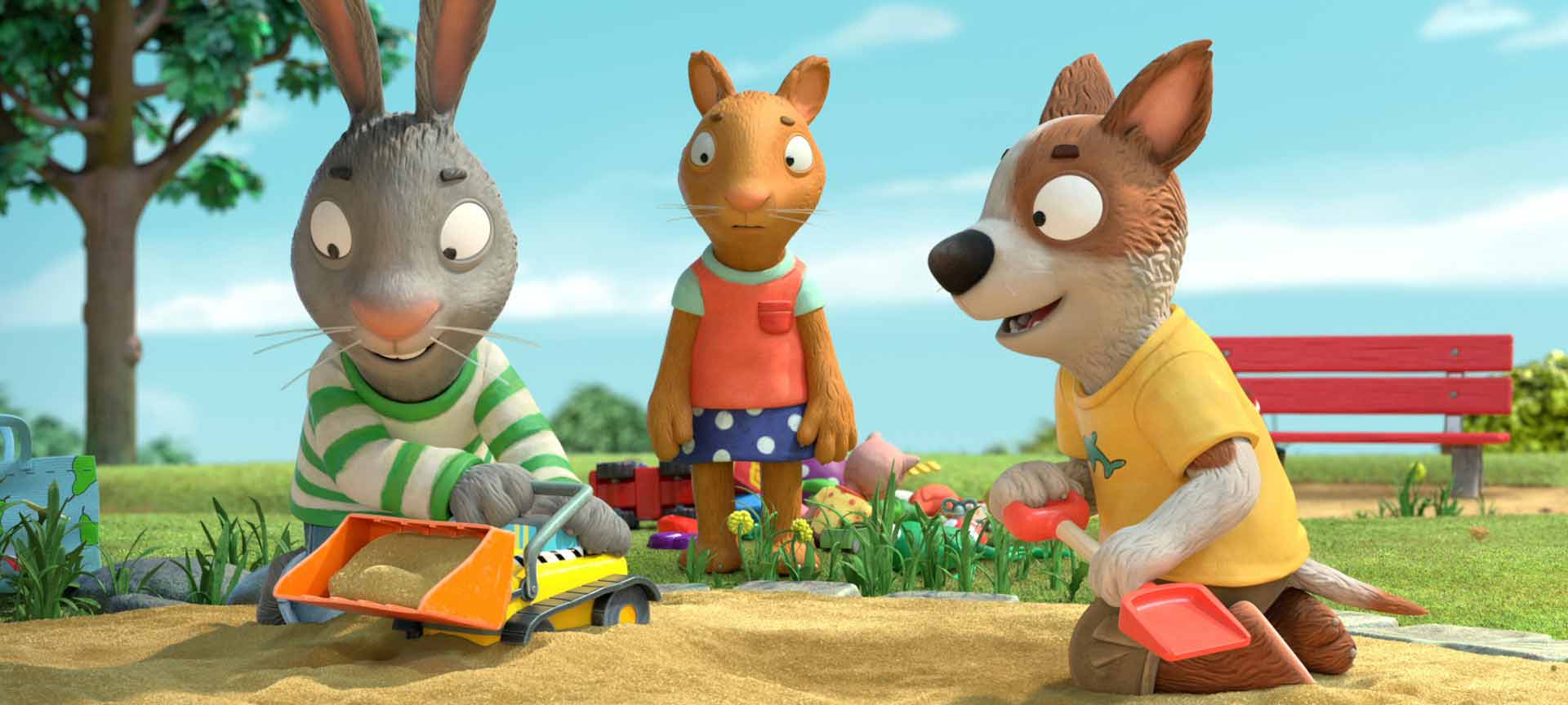 Pip and Posy: Sandpit Friends