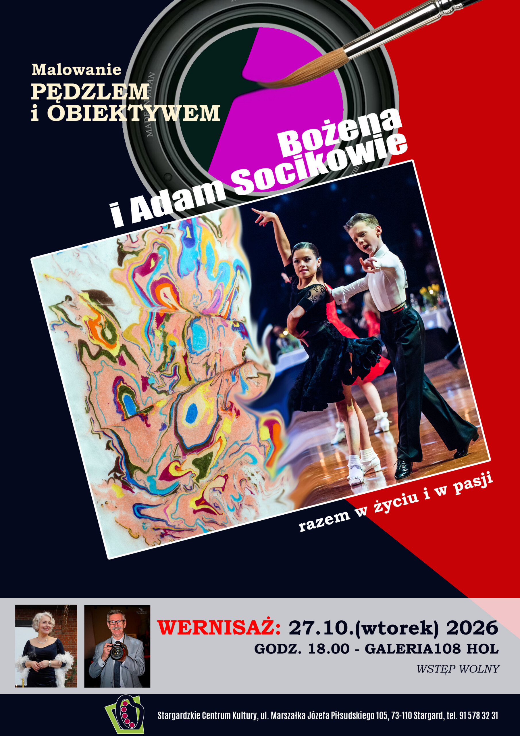 Painting with BRUSH and LENS Bożena and Adam Socików together in life and passion