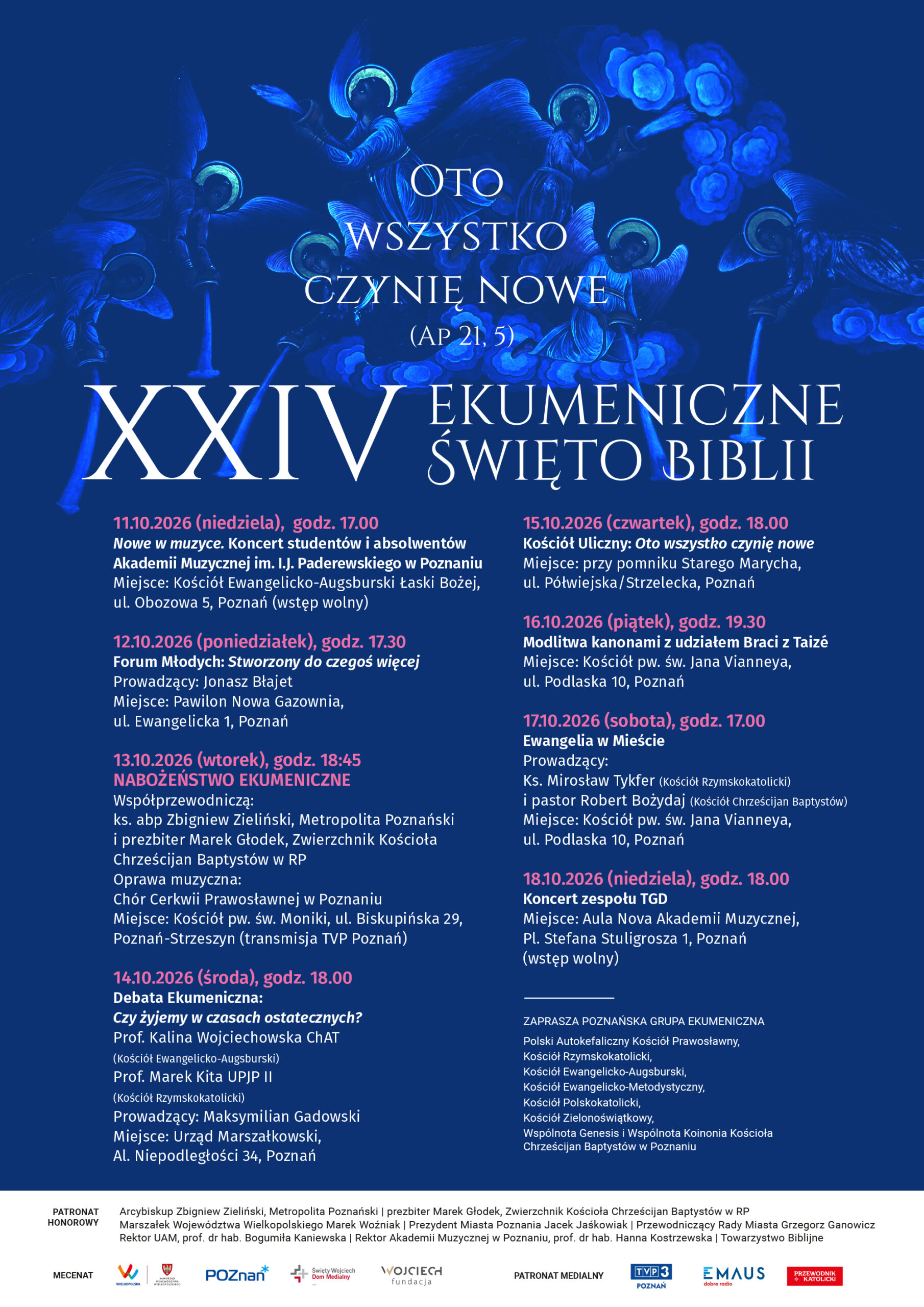 XXIV Ecumenical Feast of the Bible — TGD Concert (external concert)
