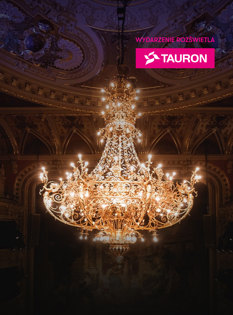 MORE LIGHT IN THE THEATER. The event is illuminated by TAURON