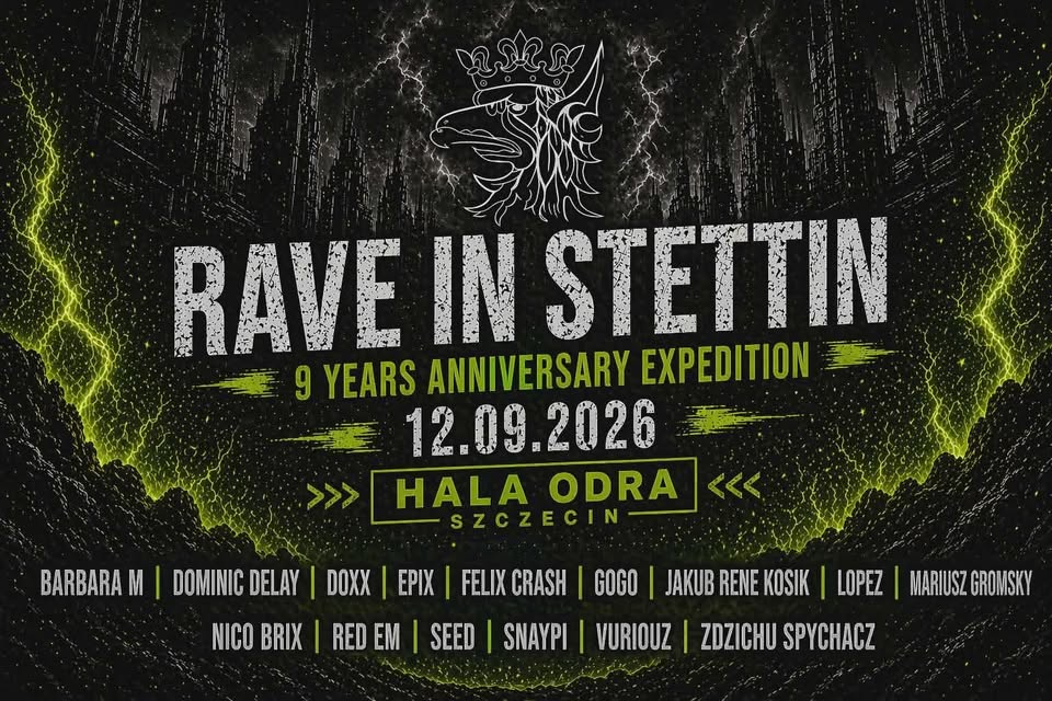 Rave In Stettin: 9 Anniversary Expedition 12.09.2026