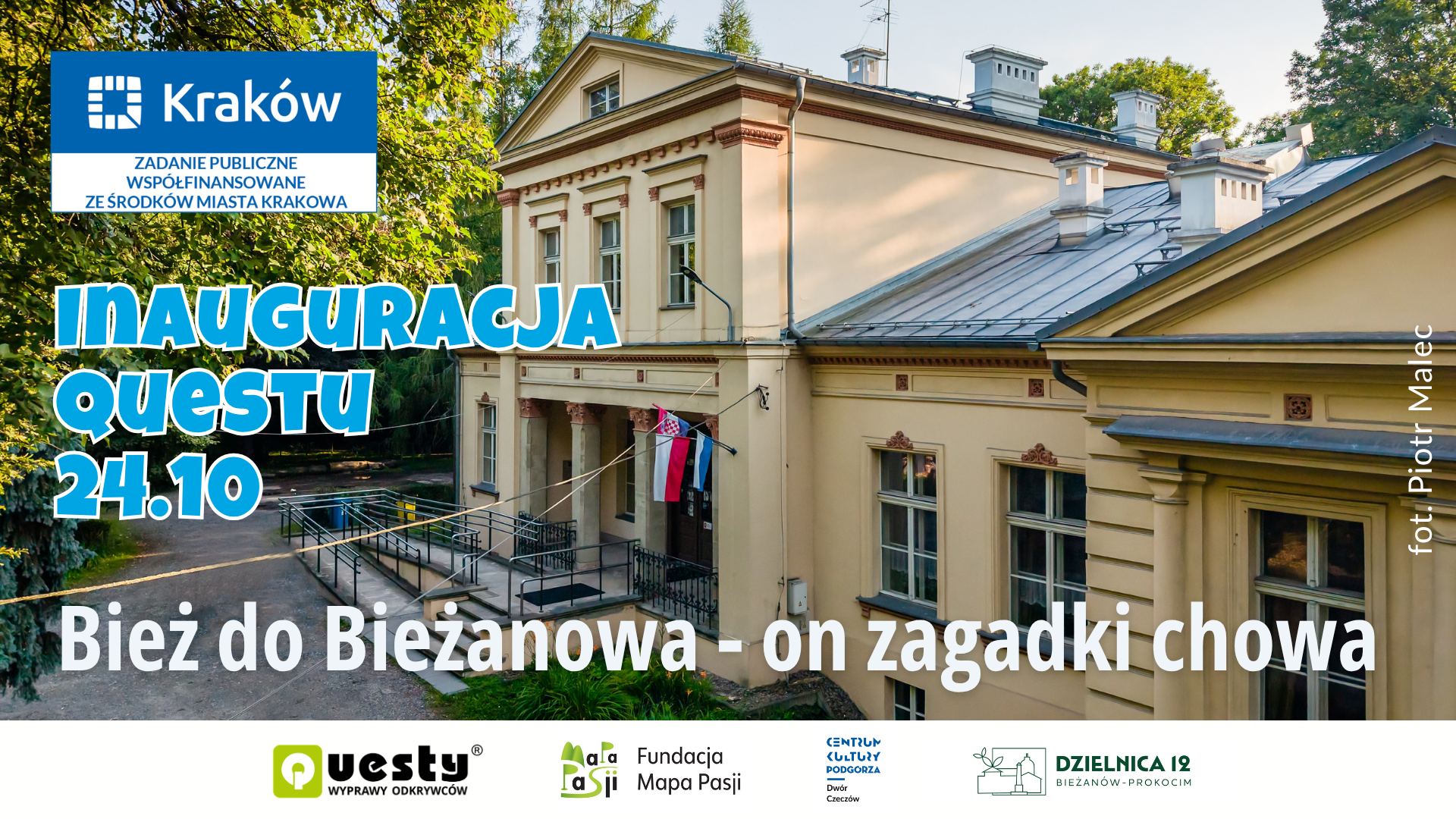Go to Bieżanów — he hides riddles! - Inauguration of the quest in the Chechen Manor