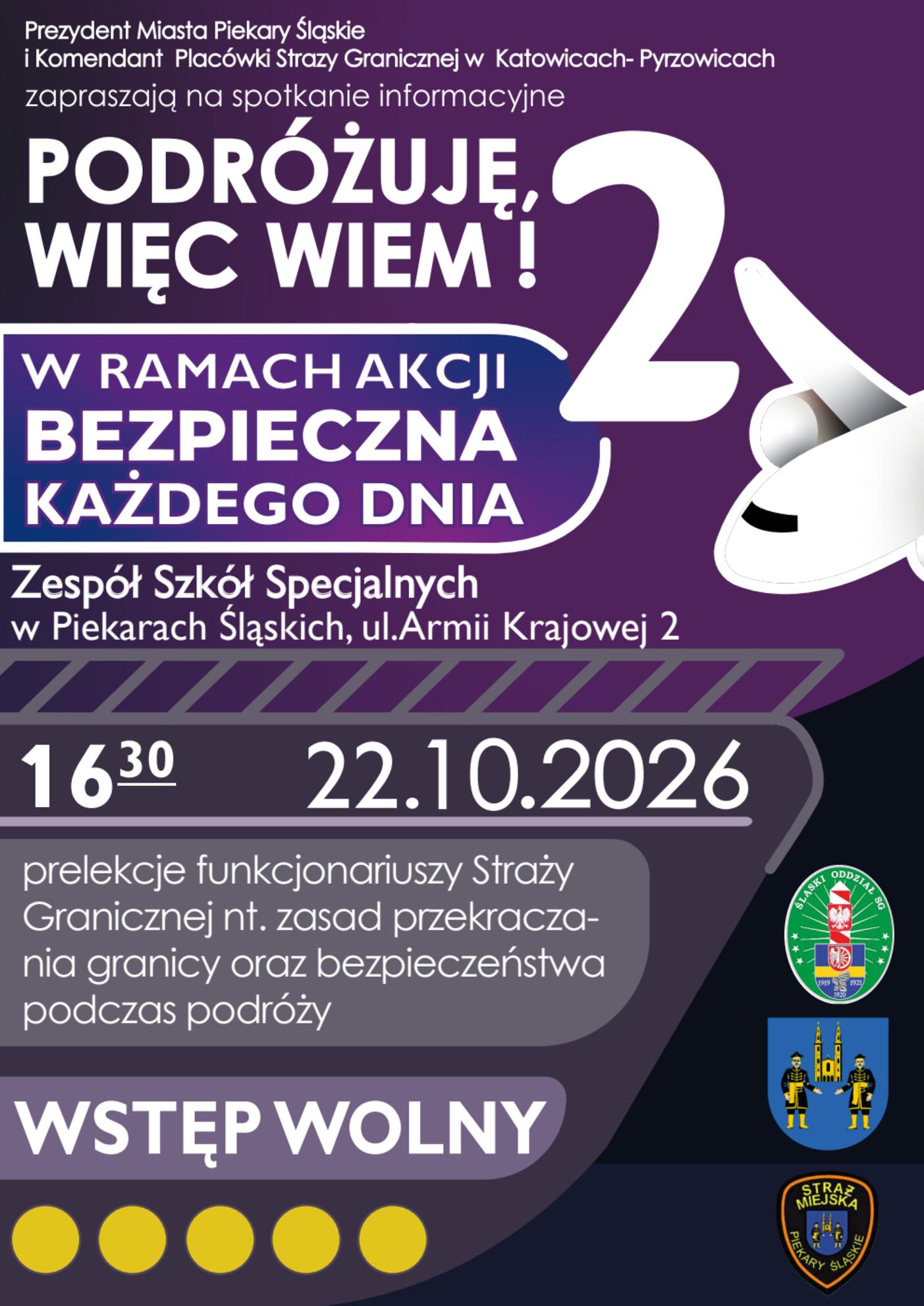 I travel, so I know! — information meeting