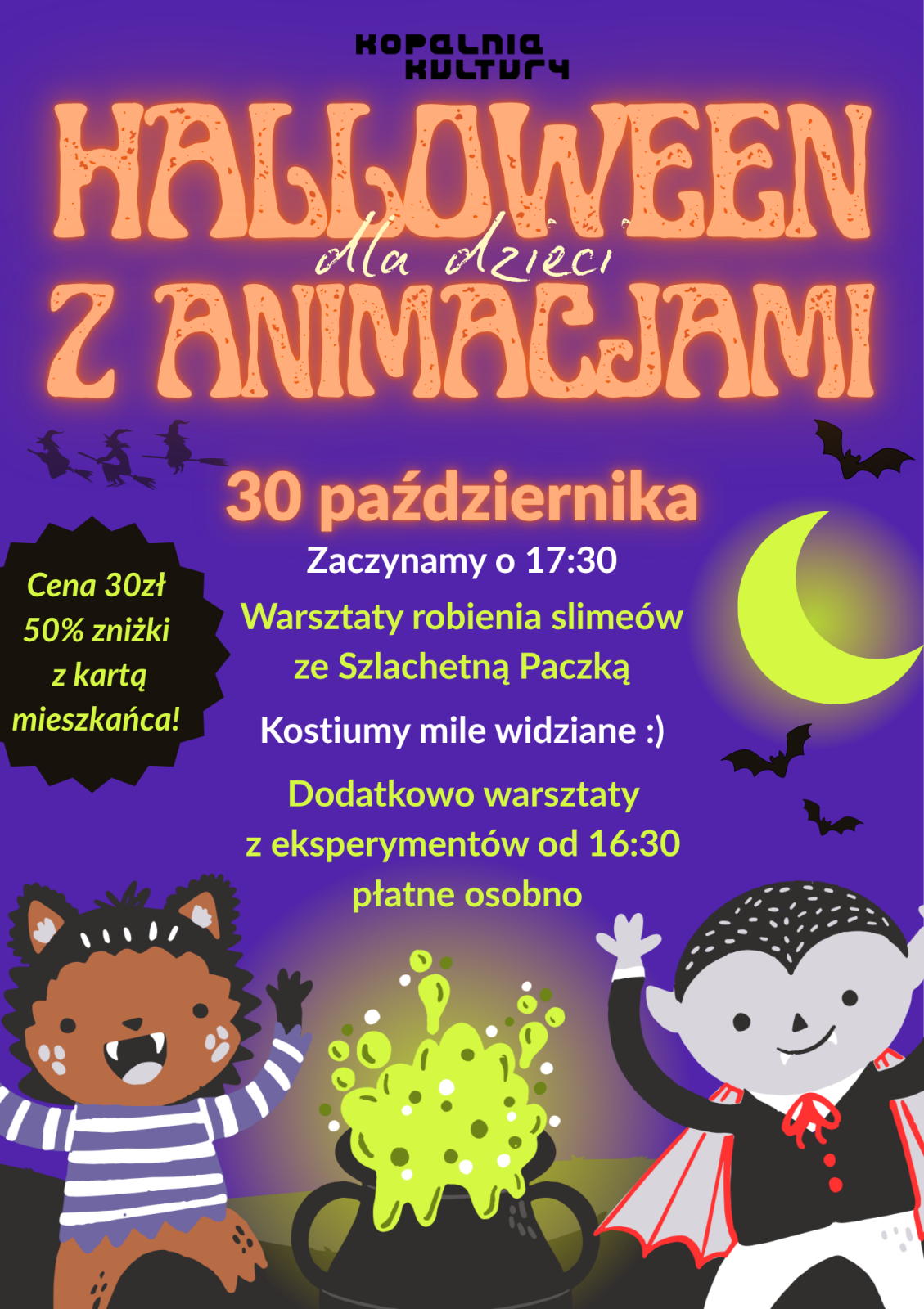 Halloween with animations for children