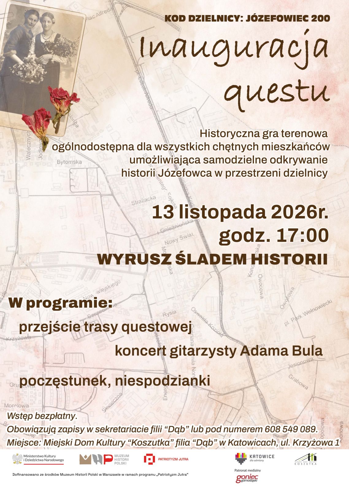 Inauguration of the quest “District Code: Józefowiec 200"
