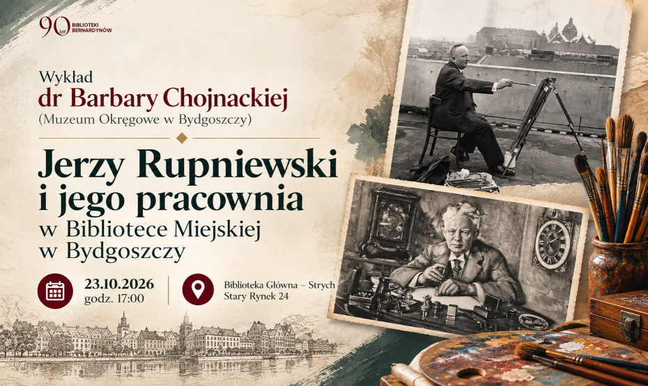 90th anniversary of the Bernardine Library - lecture by Barbara Chojnacka, PhD