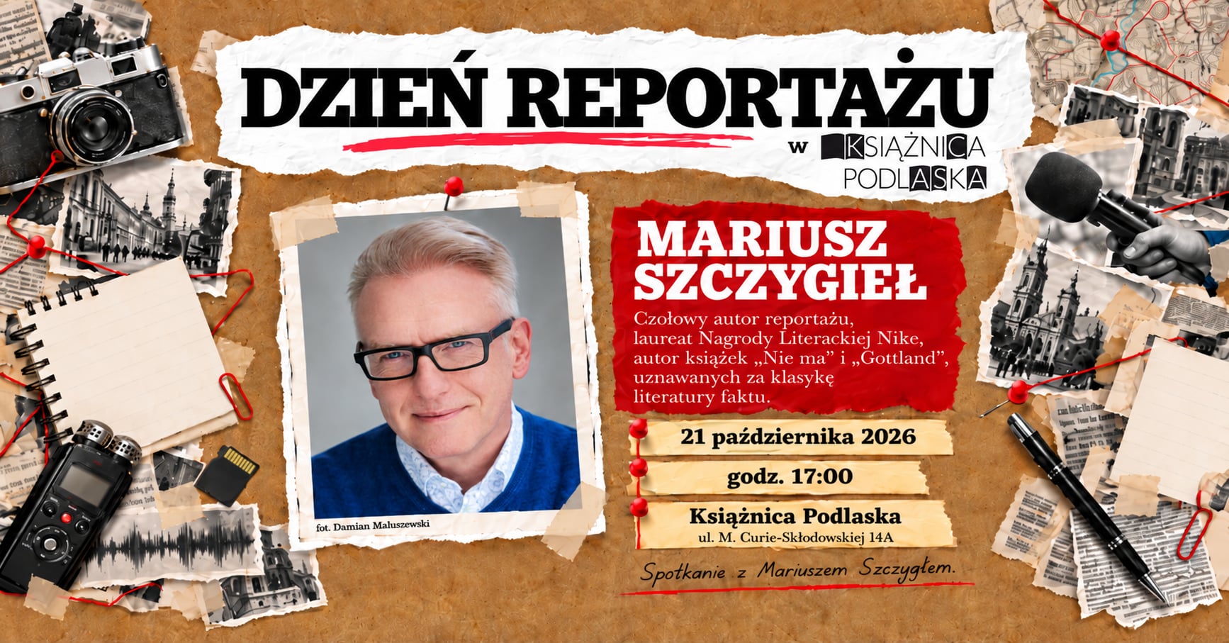 Reportage Day - meeting with Mariusz Szczygl